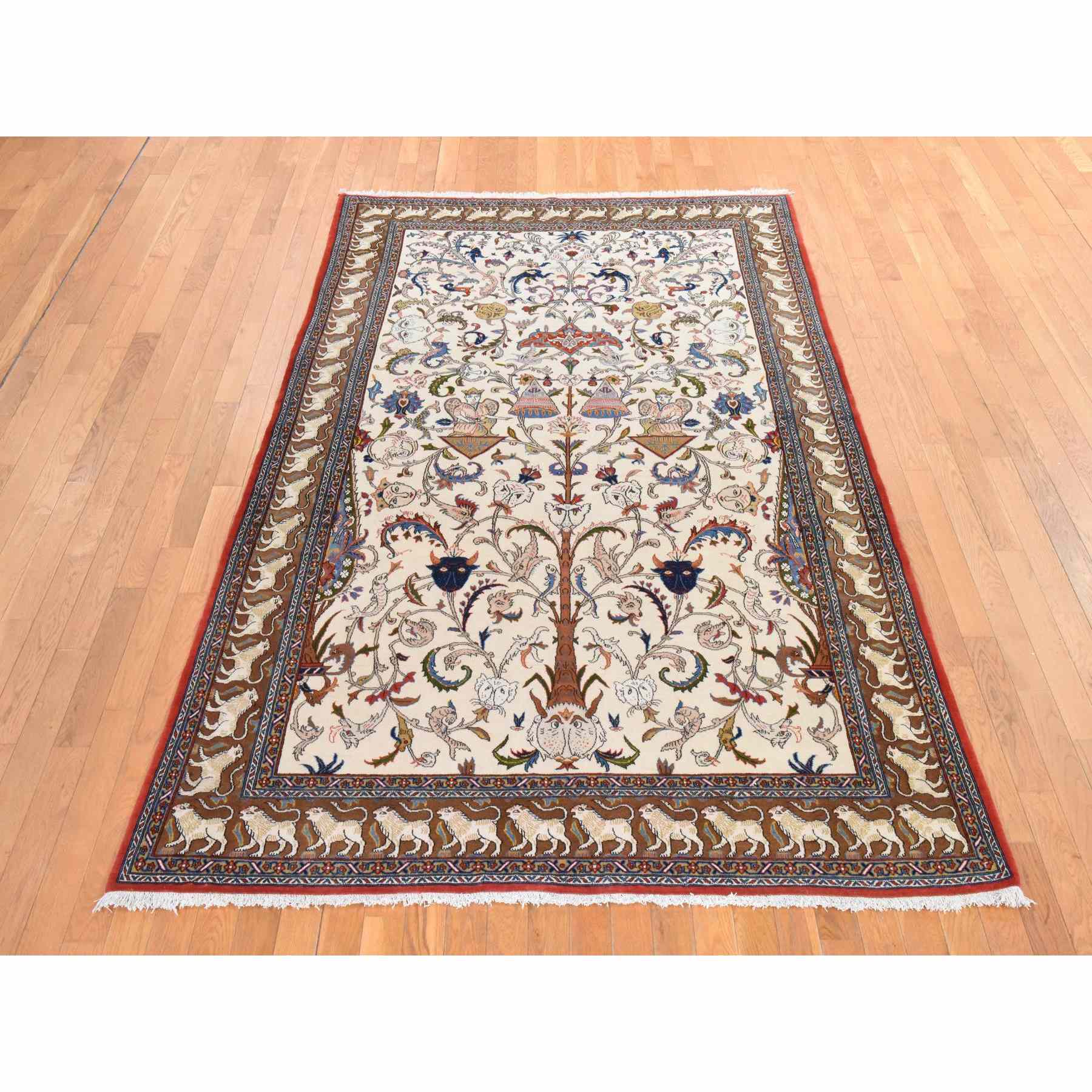 Vintage-Hand-Knotted-Rug-392615