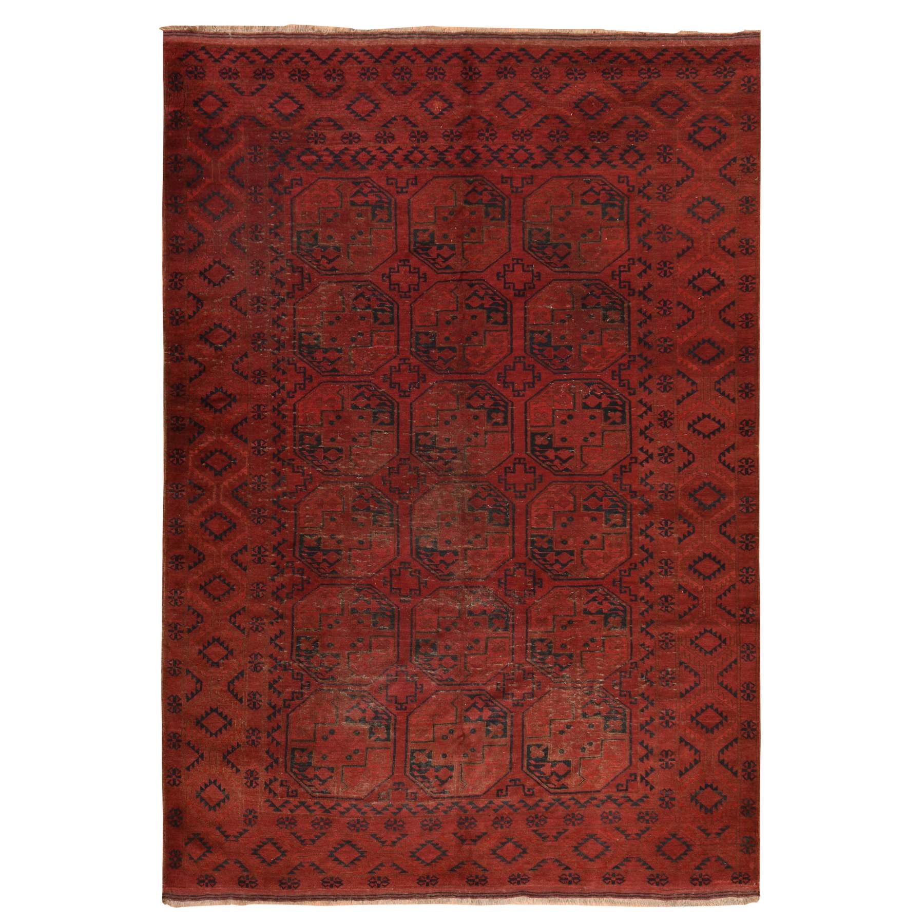 Vintage-Hand-Knotted-Rug-392950