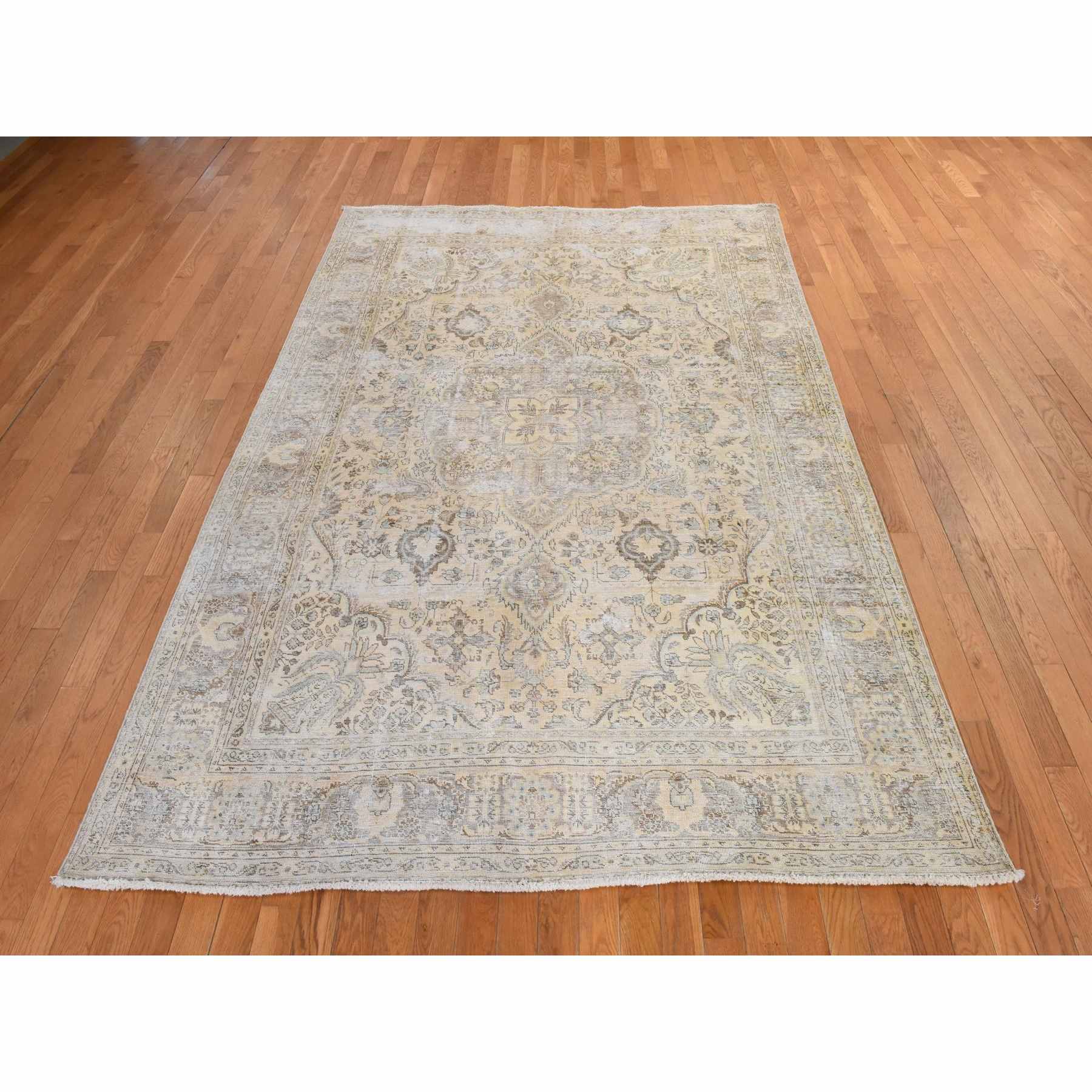 Vintage-Hand-Knotted-Rug-394390