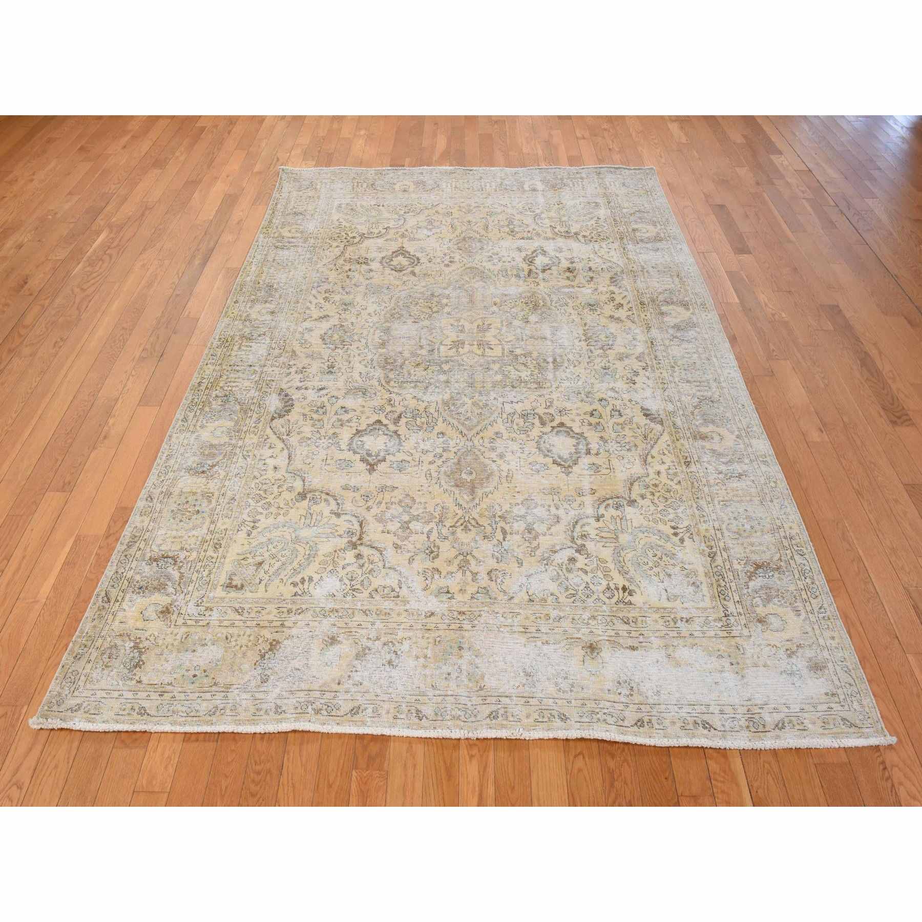 Vintage-Hand-Knotted-Rug-394390