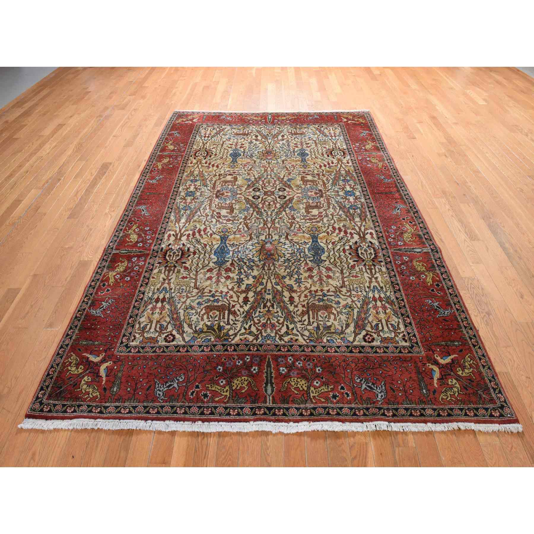 Vintage-Hand-Knotted-Rug-394560