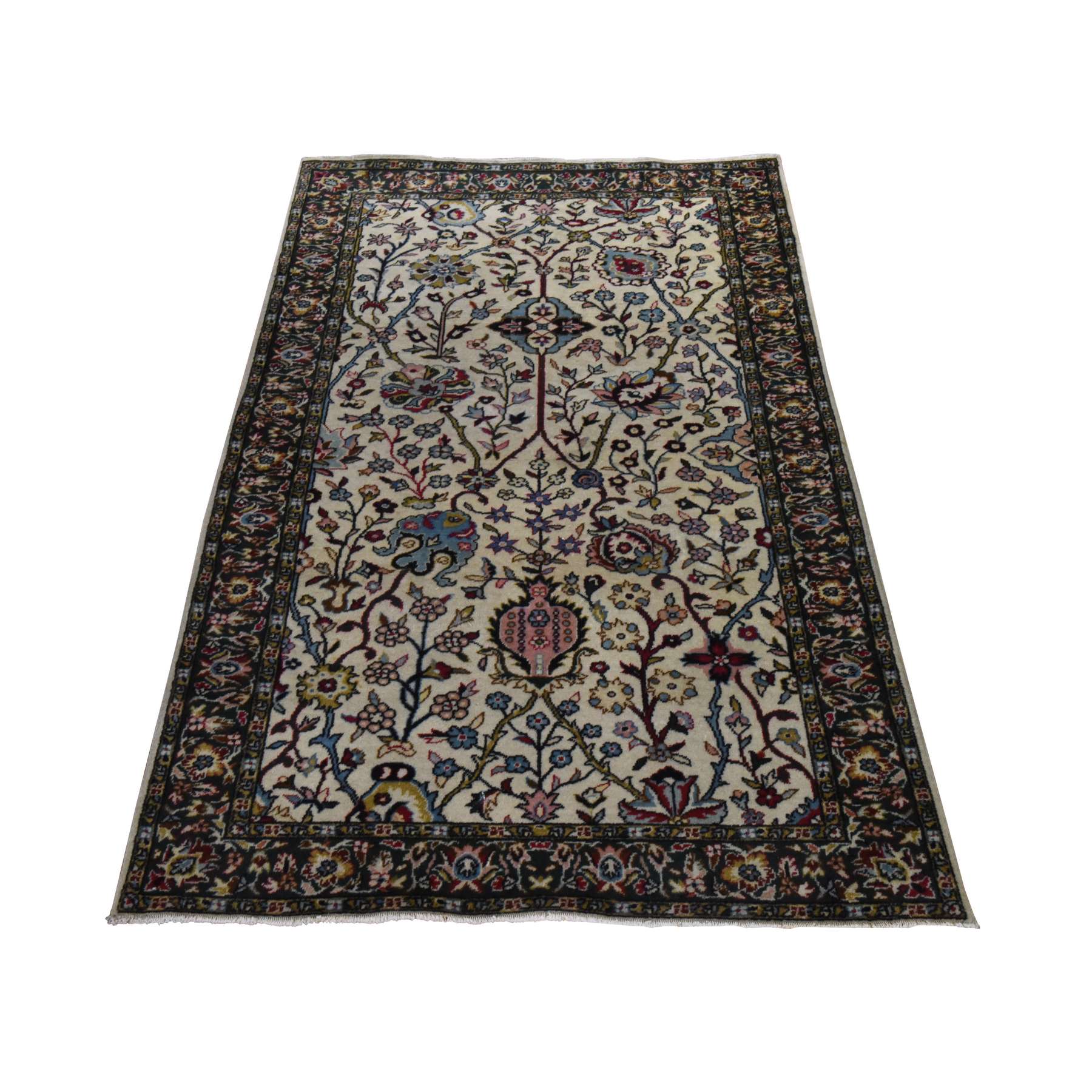 Vintage-Hand-Knotted-Rug-394880
