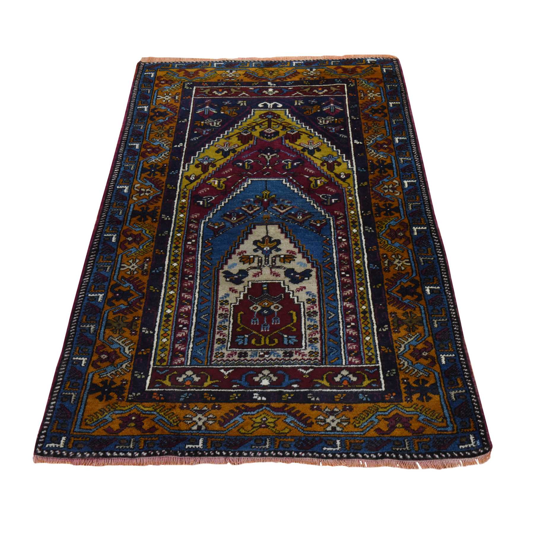 Vintage-Hand-Knotted-Rug-394890