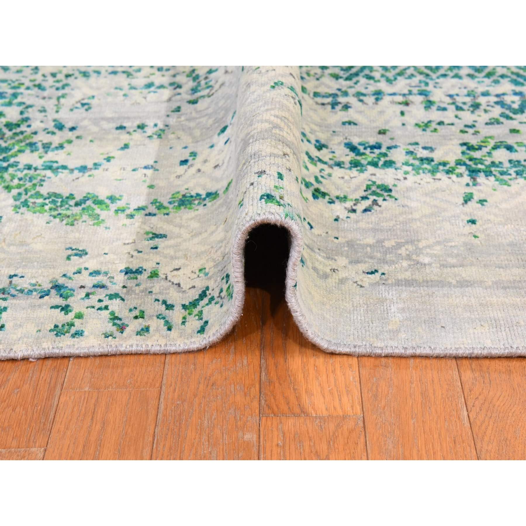 Wool-and-Silk-Hand-Knotted-Rug-394205