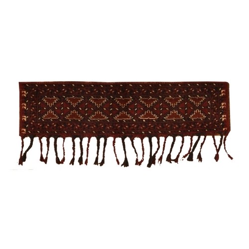 Chocolate Brown, Baluch Kapanuk, Door Hanging, Hand Knotted, 100% Wool, Oriental 