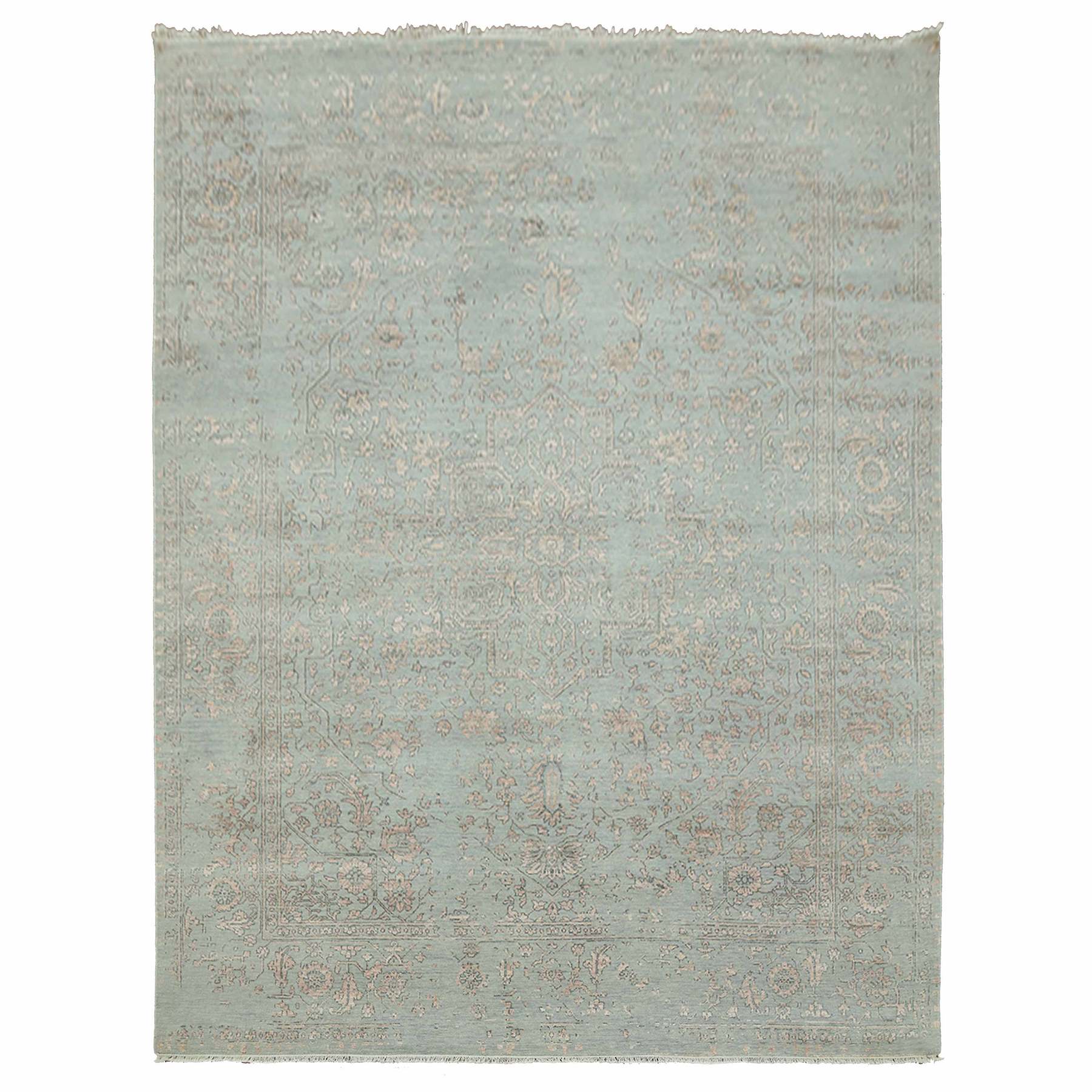 Heriz-Hand-Knotted-Rug-396425