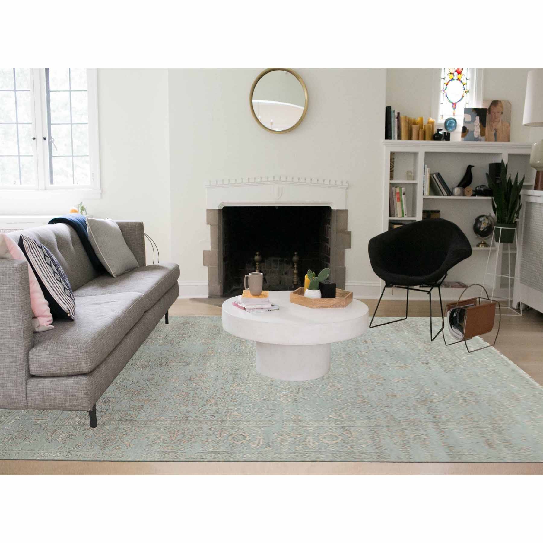 Heriz-Hand-Knotted-Rug-396425