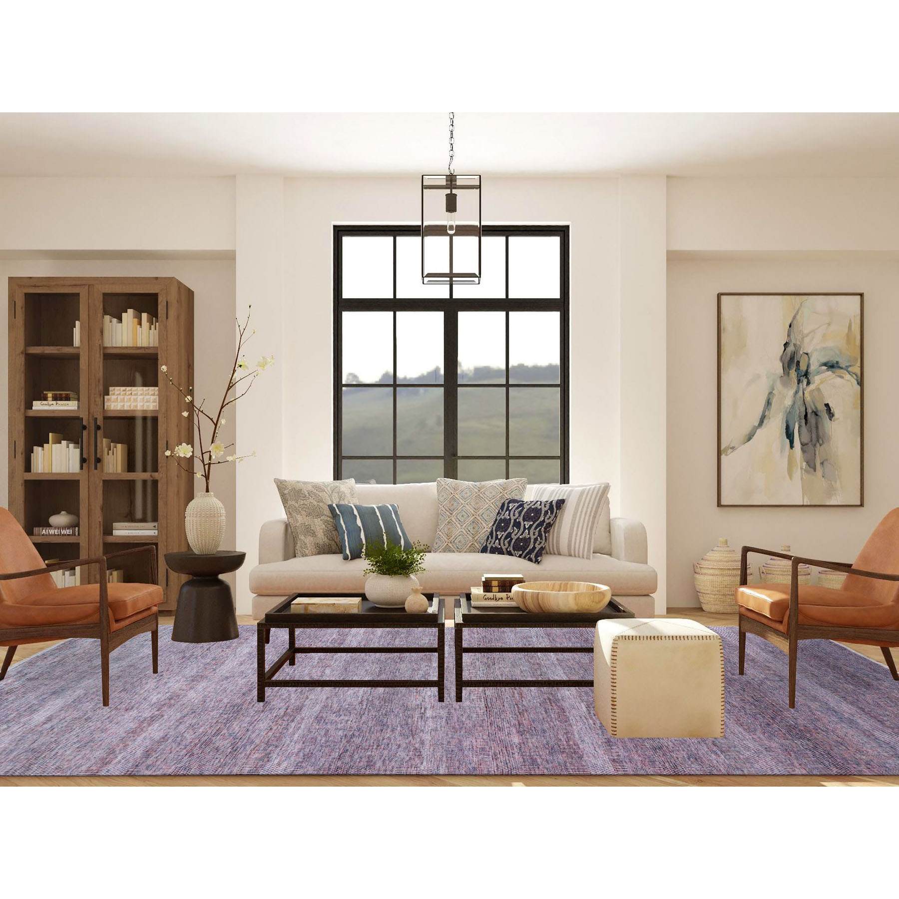 Modern-and-Contemporary-Hand-Knotted-Rug-395560