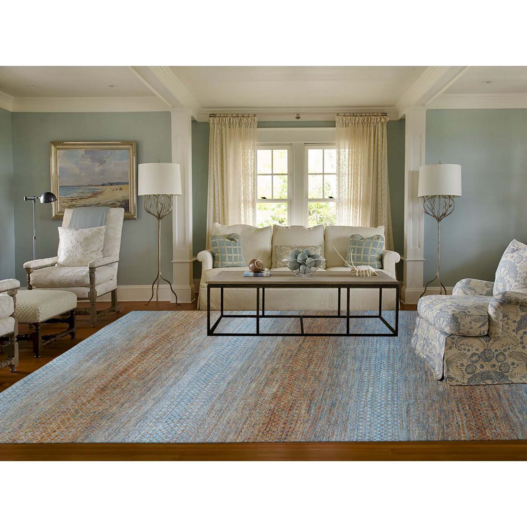 Modern-and-Contemporary-Hand-Knotted-Rug-395870