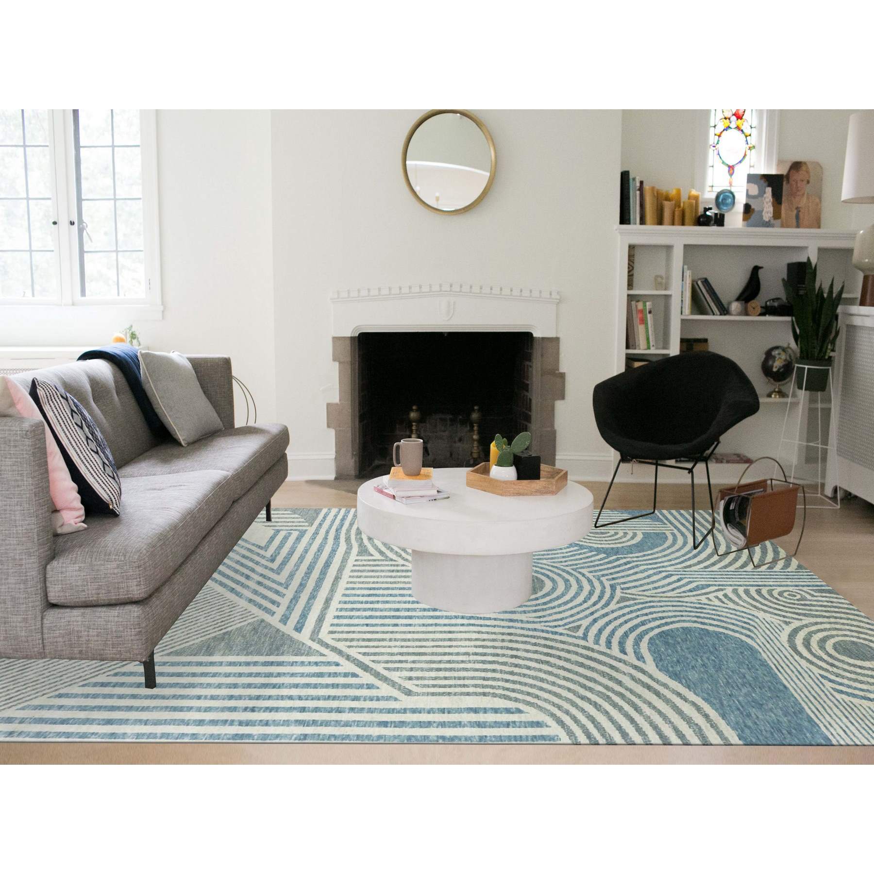 Modern-and-Contemporary-Hand-Knotted-Rug-397060