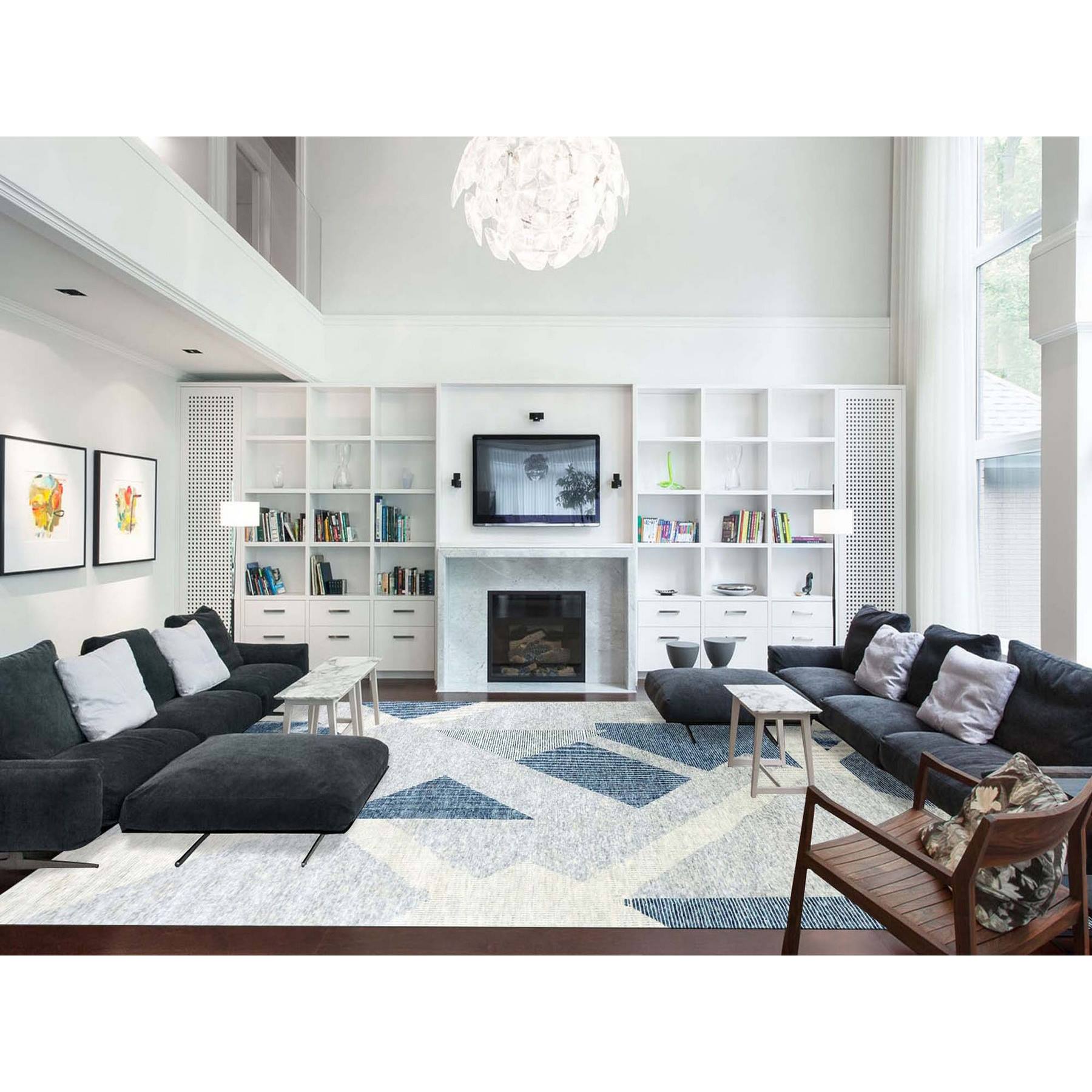 Modern-and-Contemporary-Hand-Knotted-Rug-397100