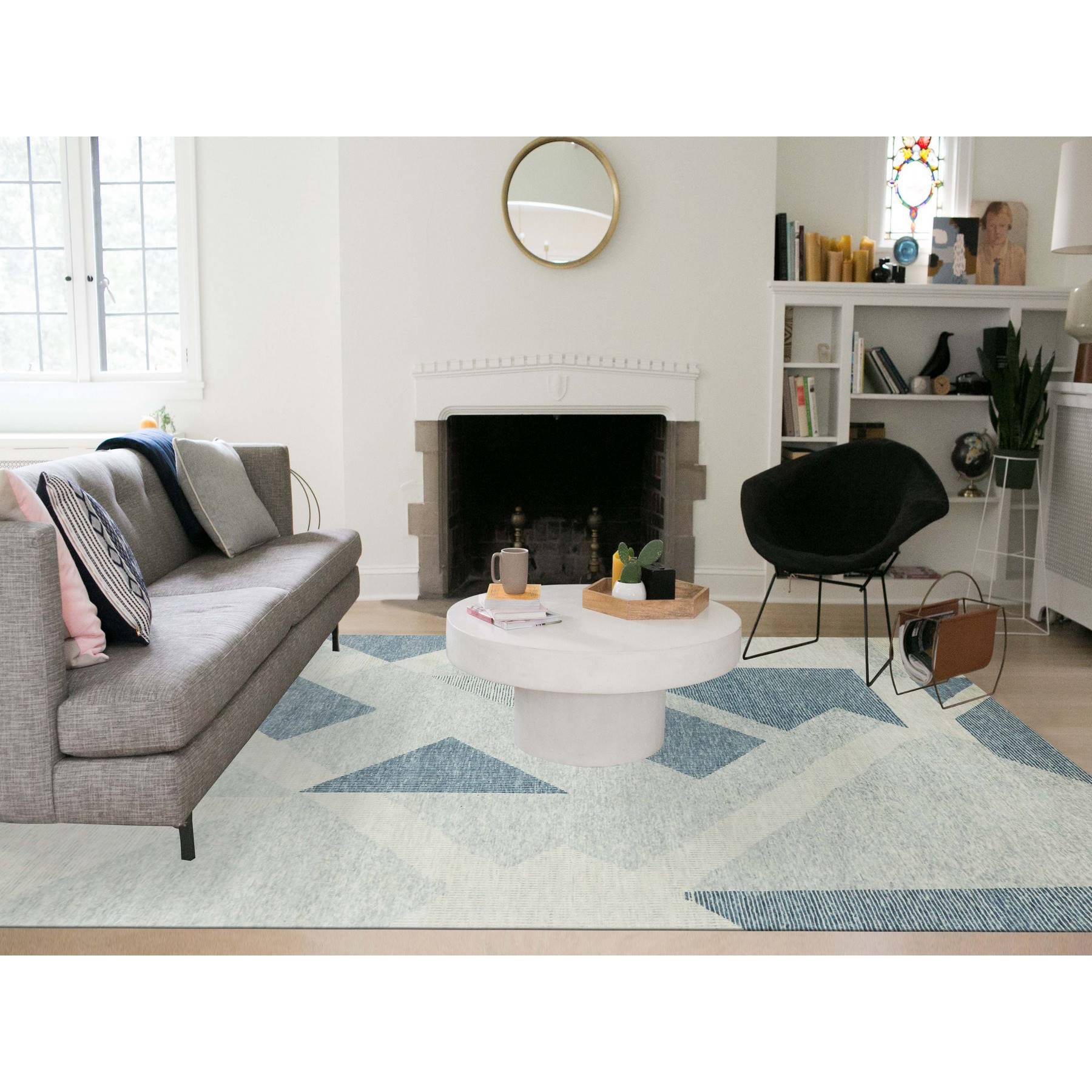 Modern-and-Contemporary-Hand-Knotted-Rug-397105