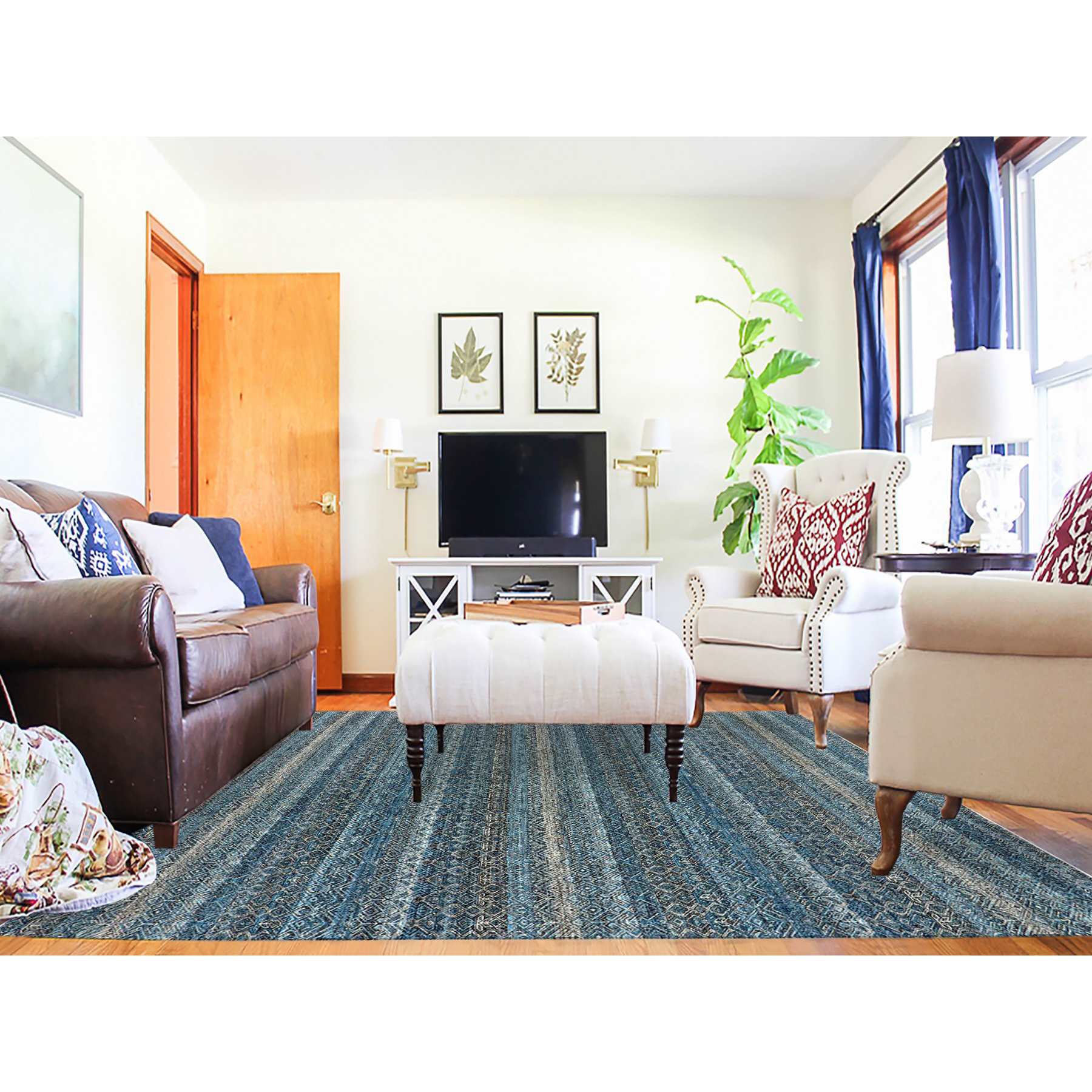 Modern-and-Contemporary-Hand-Knotted-Rug-397320