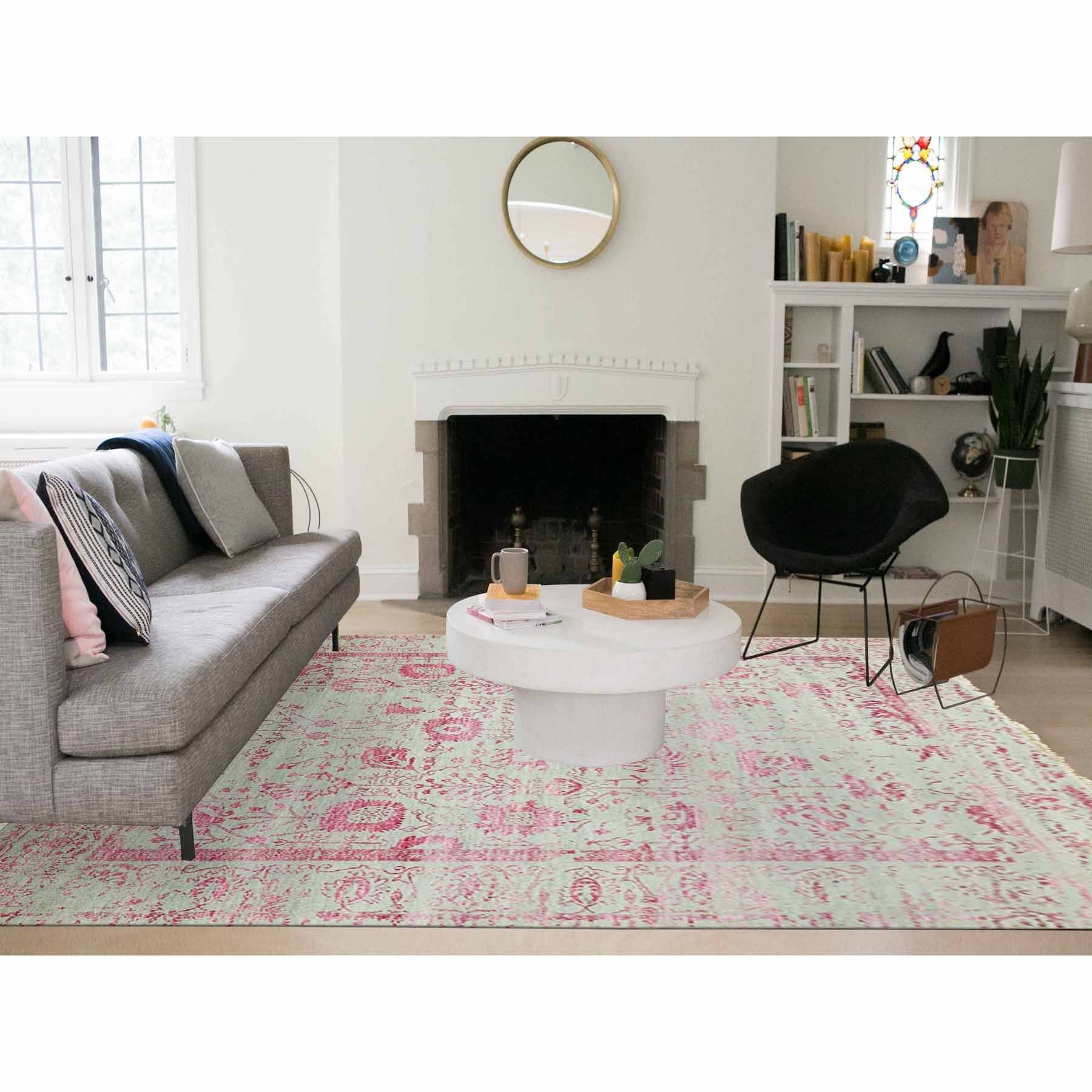 Transitional-Hand-Knotted-Rug-396375