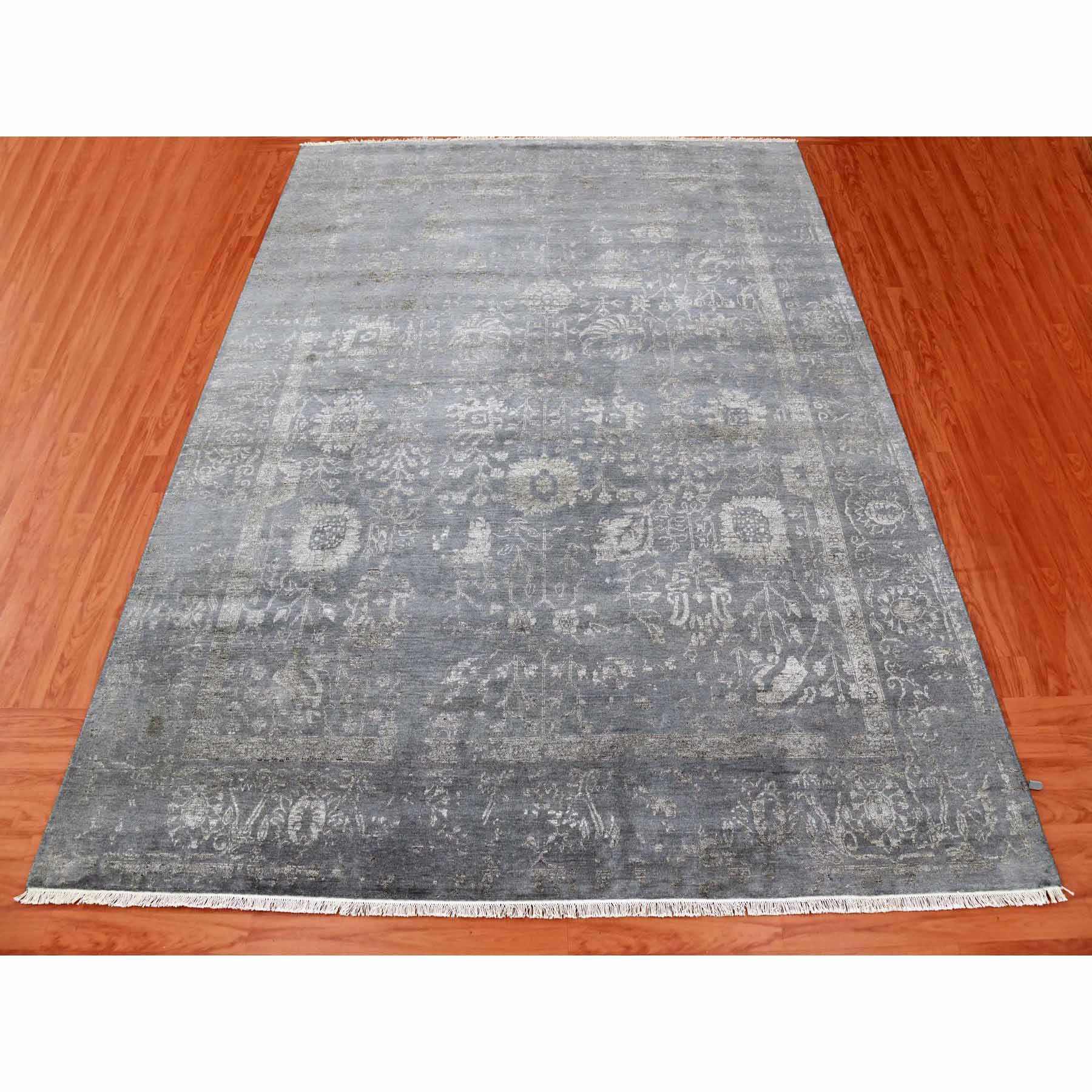 Transitional-Hand-Knotted-Rug-396385