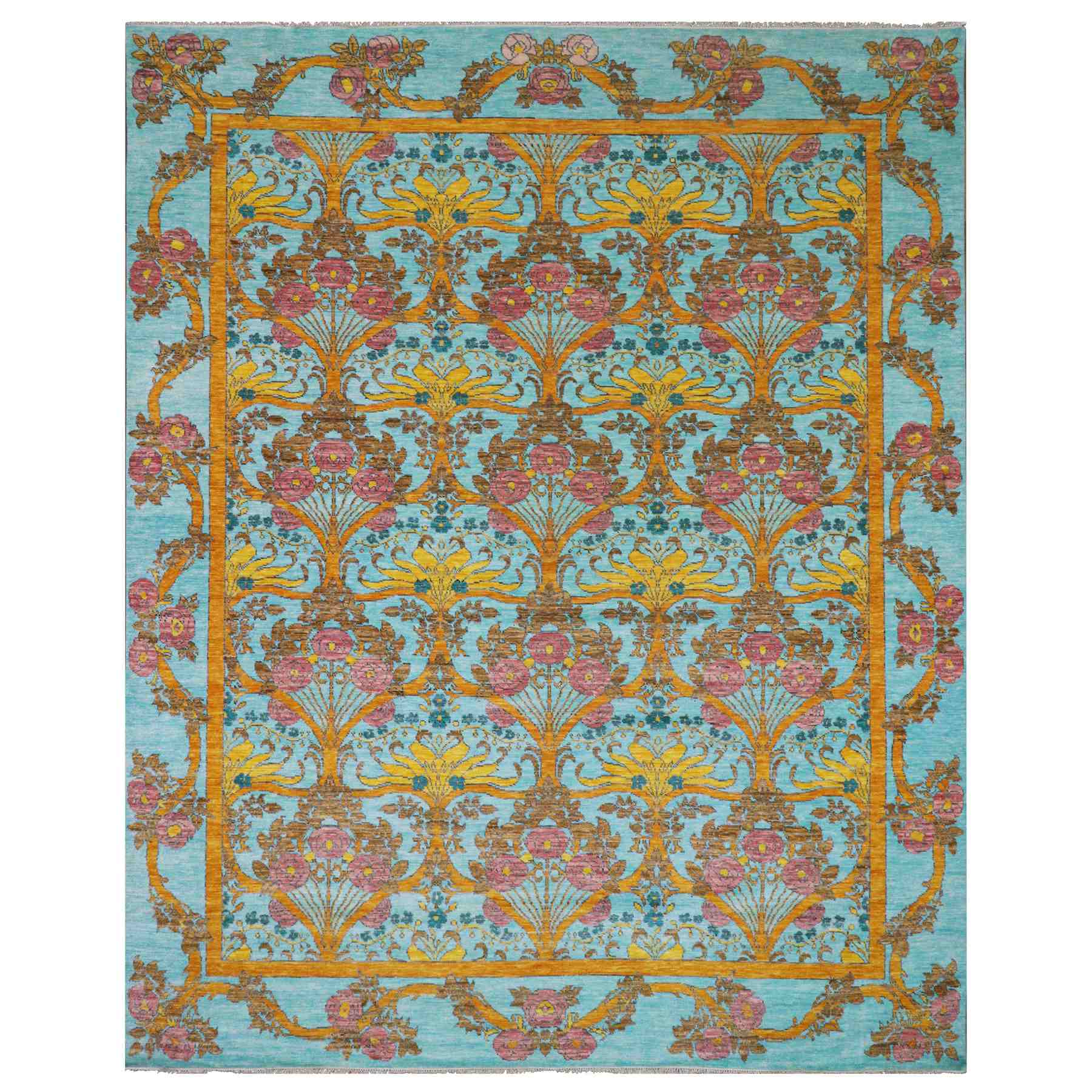 Arts-And-Crafts-Hand-Knotted-Rug-399555