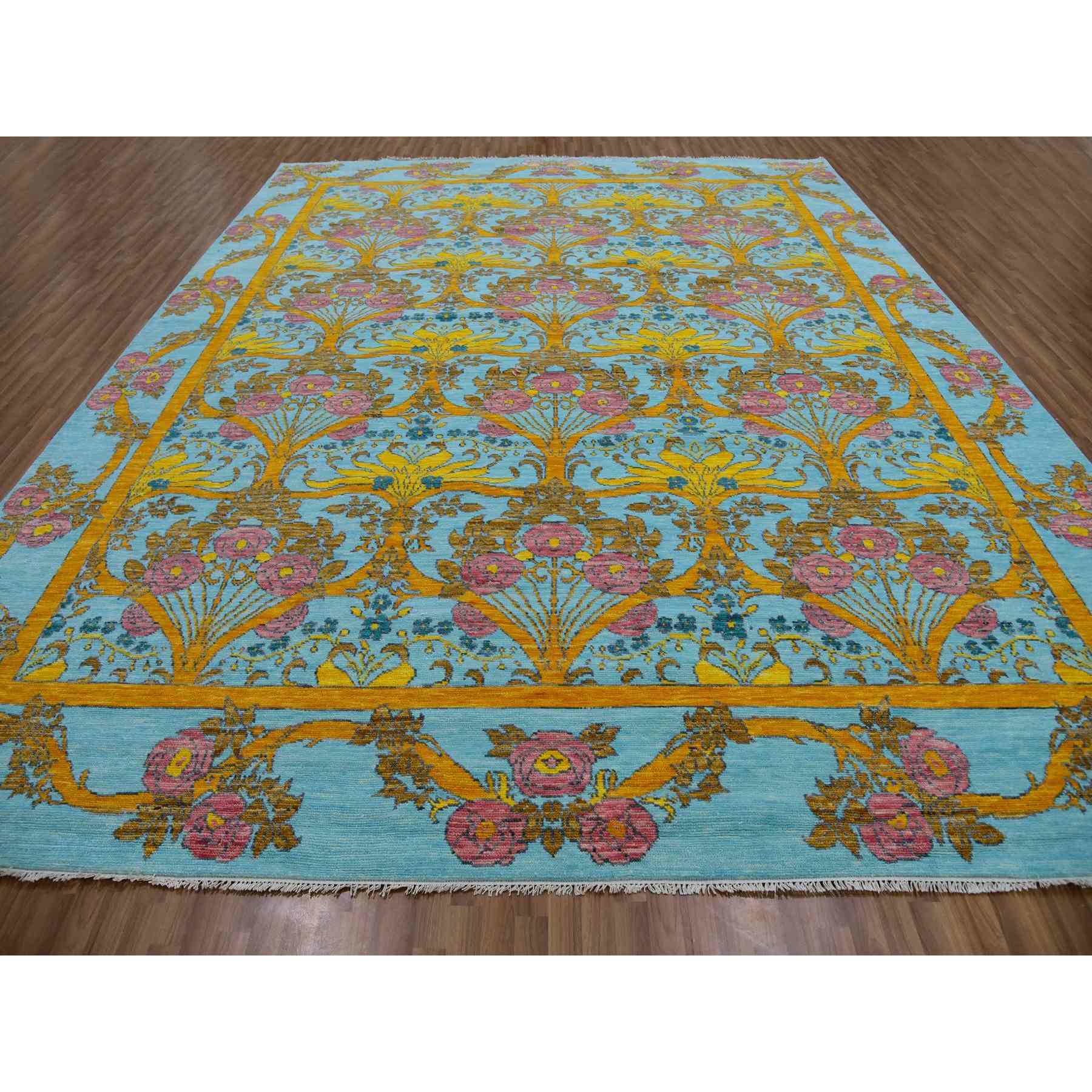 Arts-And-Crafts-Hand-Knotted-Rug-399555