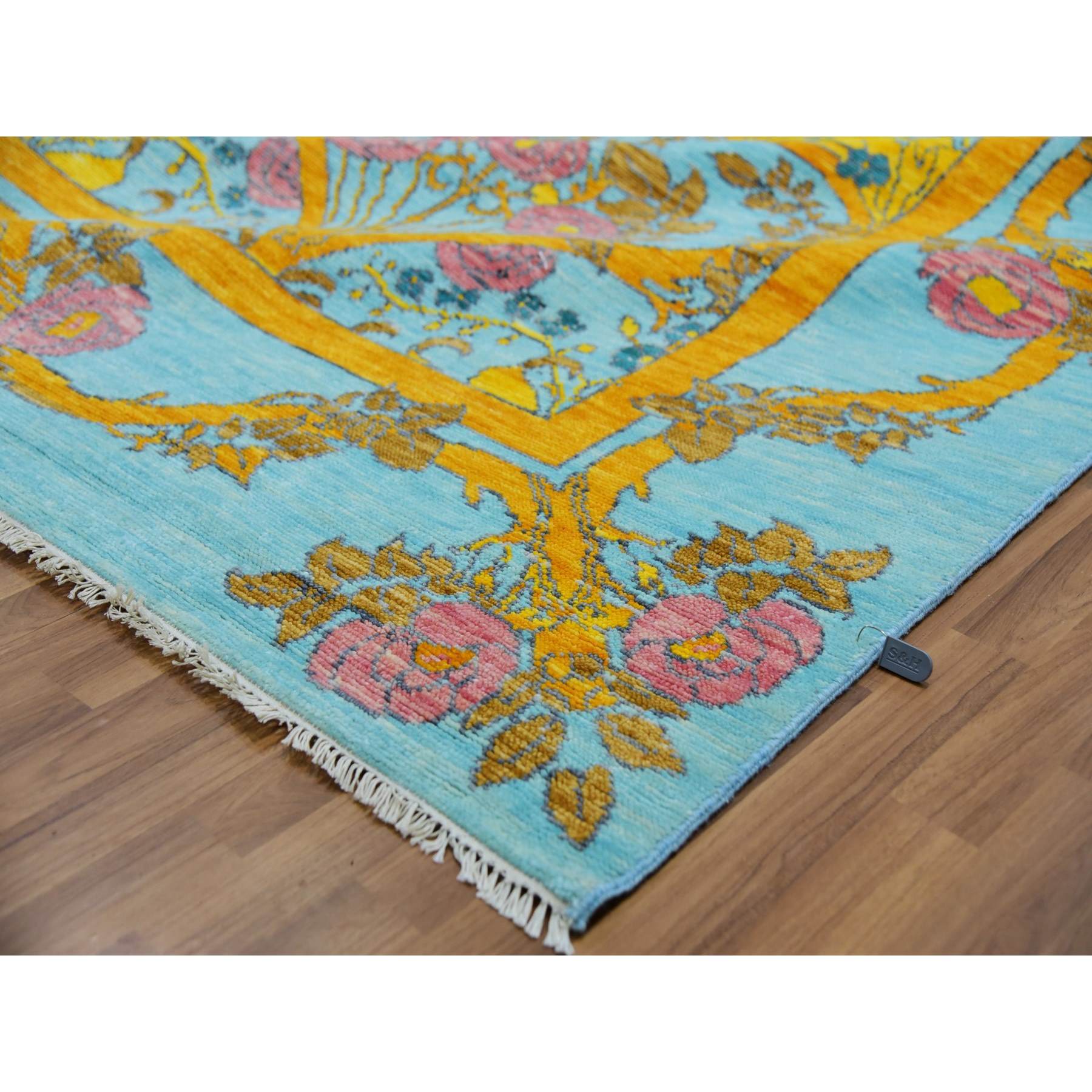 Arts-And-Crafts-Hand-Knotted-Rug-399555