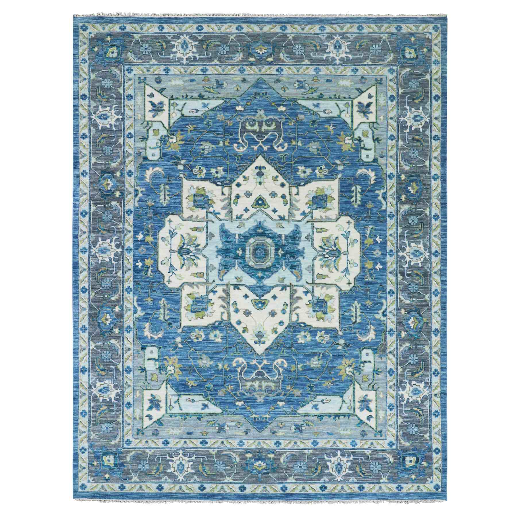 Heriz-Hand-Knotted-Rug-399640