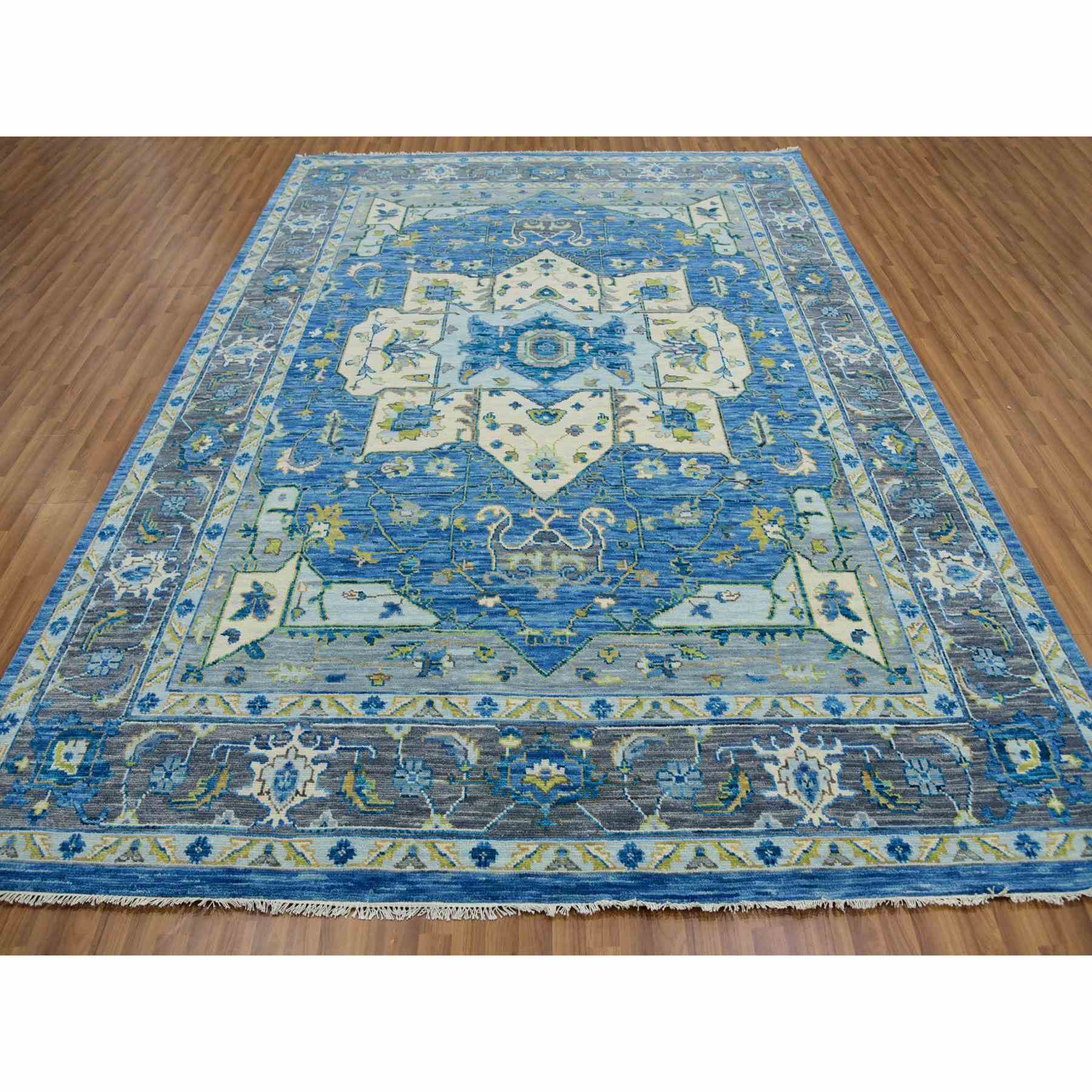 Heriz-Hand-Knotted-Rug-399640