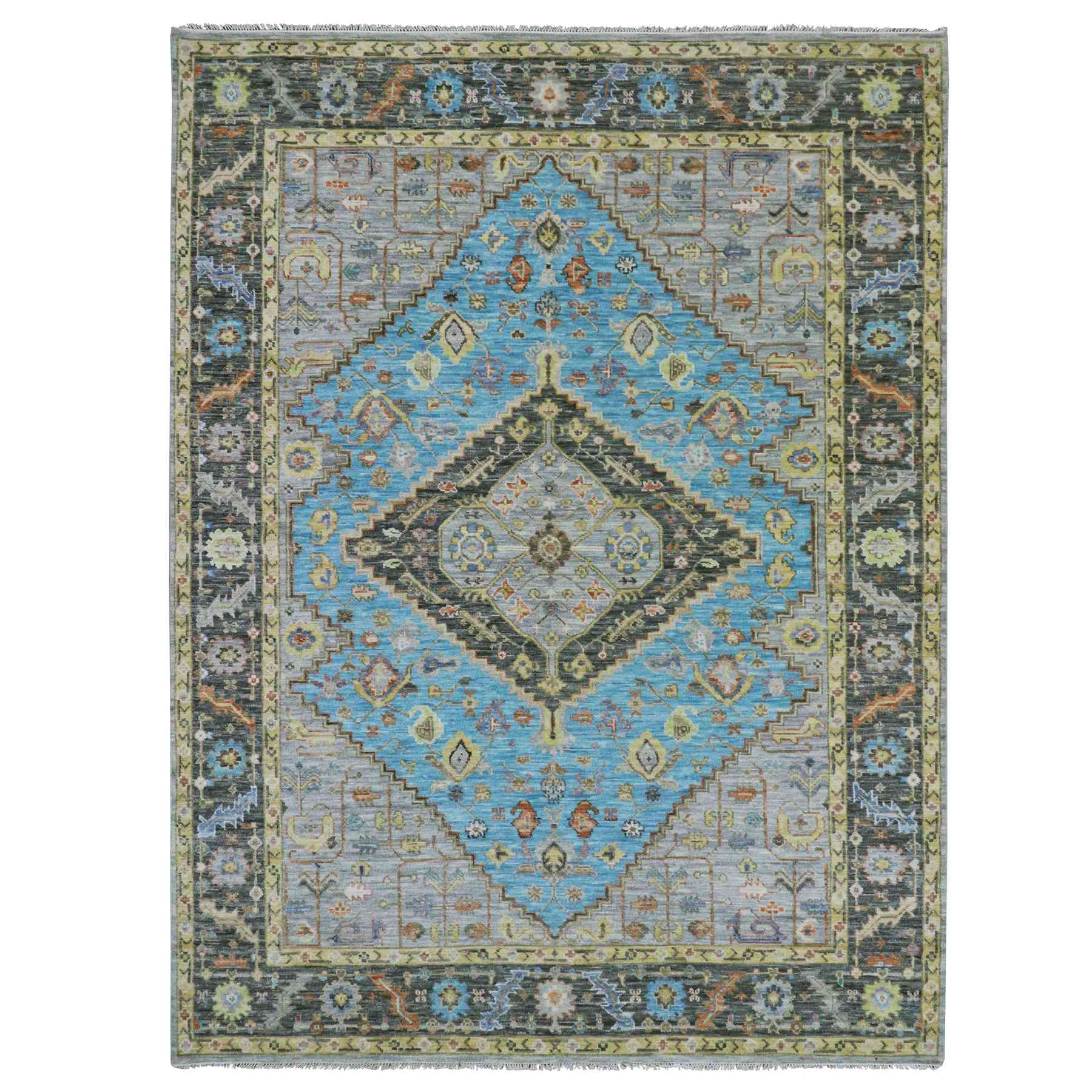 Heriz-Hand-Knotted-Rug-399665