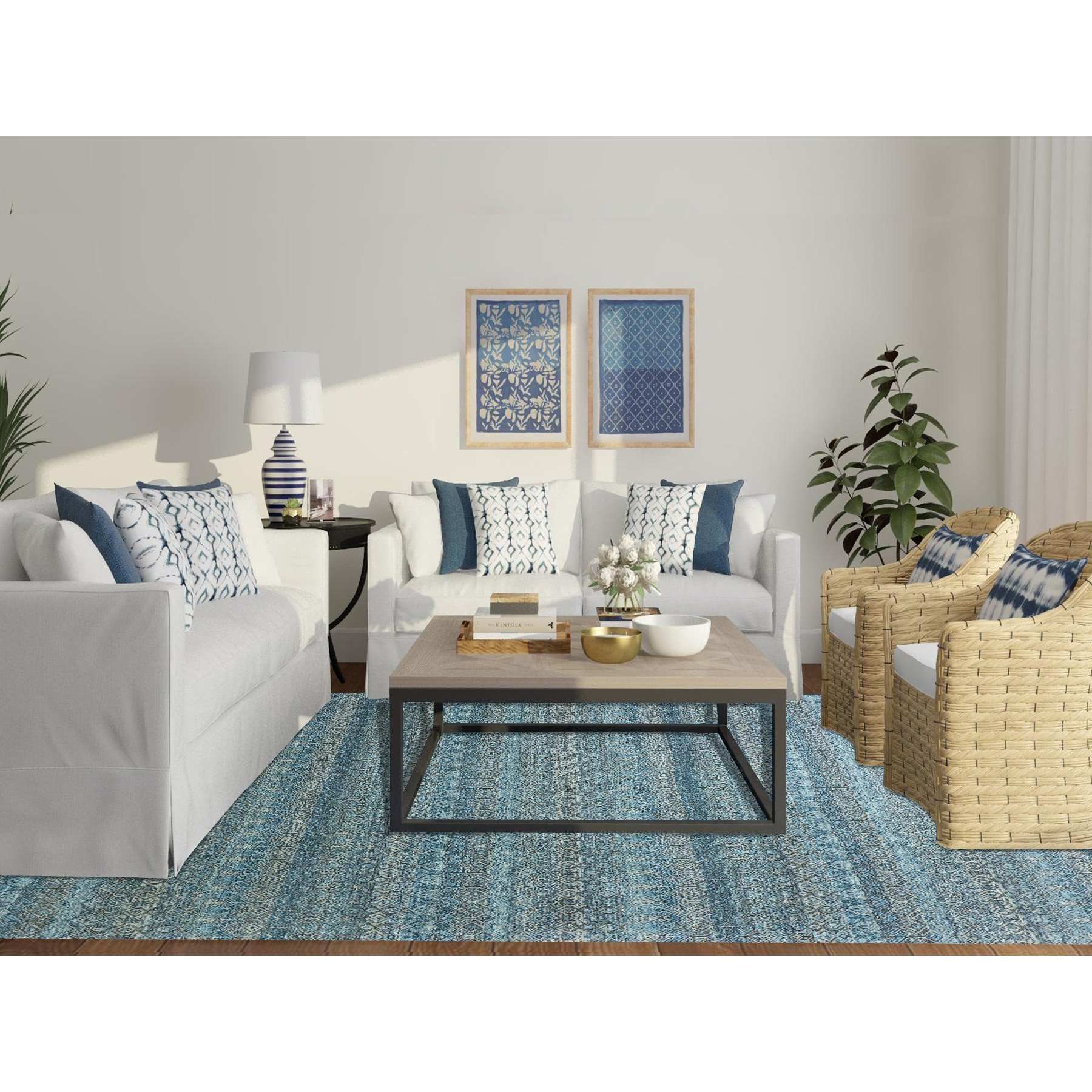 Modern-and-Contemporary-Hand-Knotted-Rug-398390