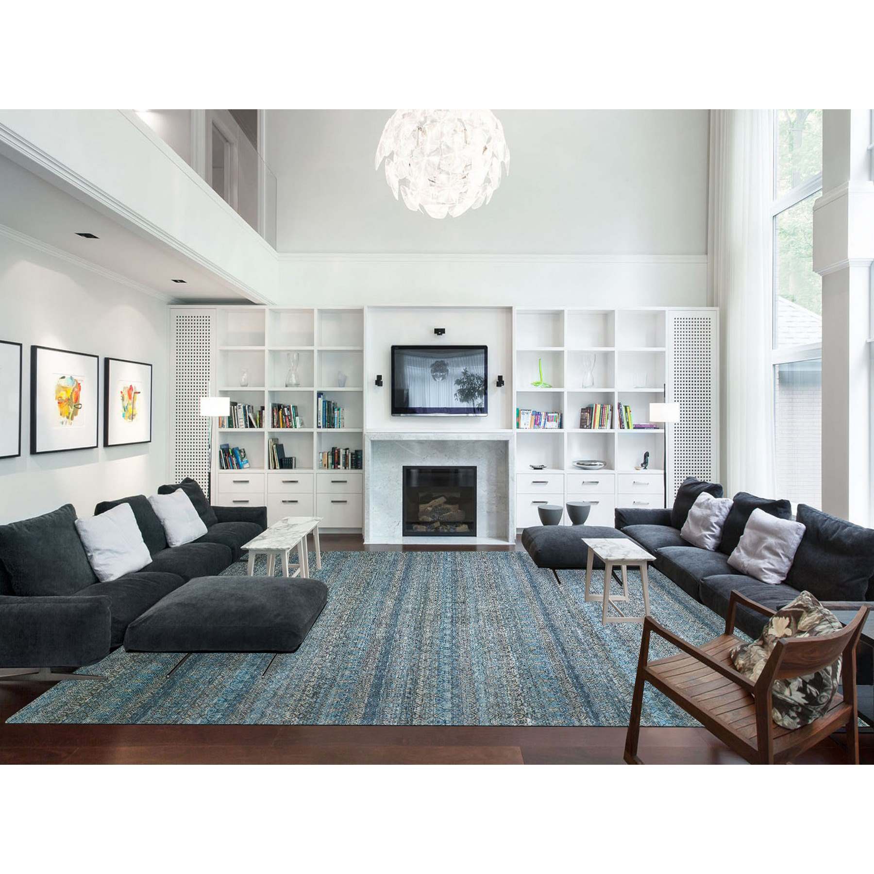 Modern-and-Contemporary-Hand-Knotted-Rug-398845