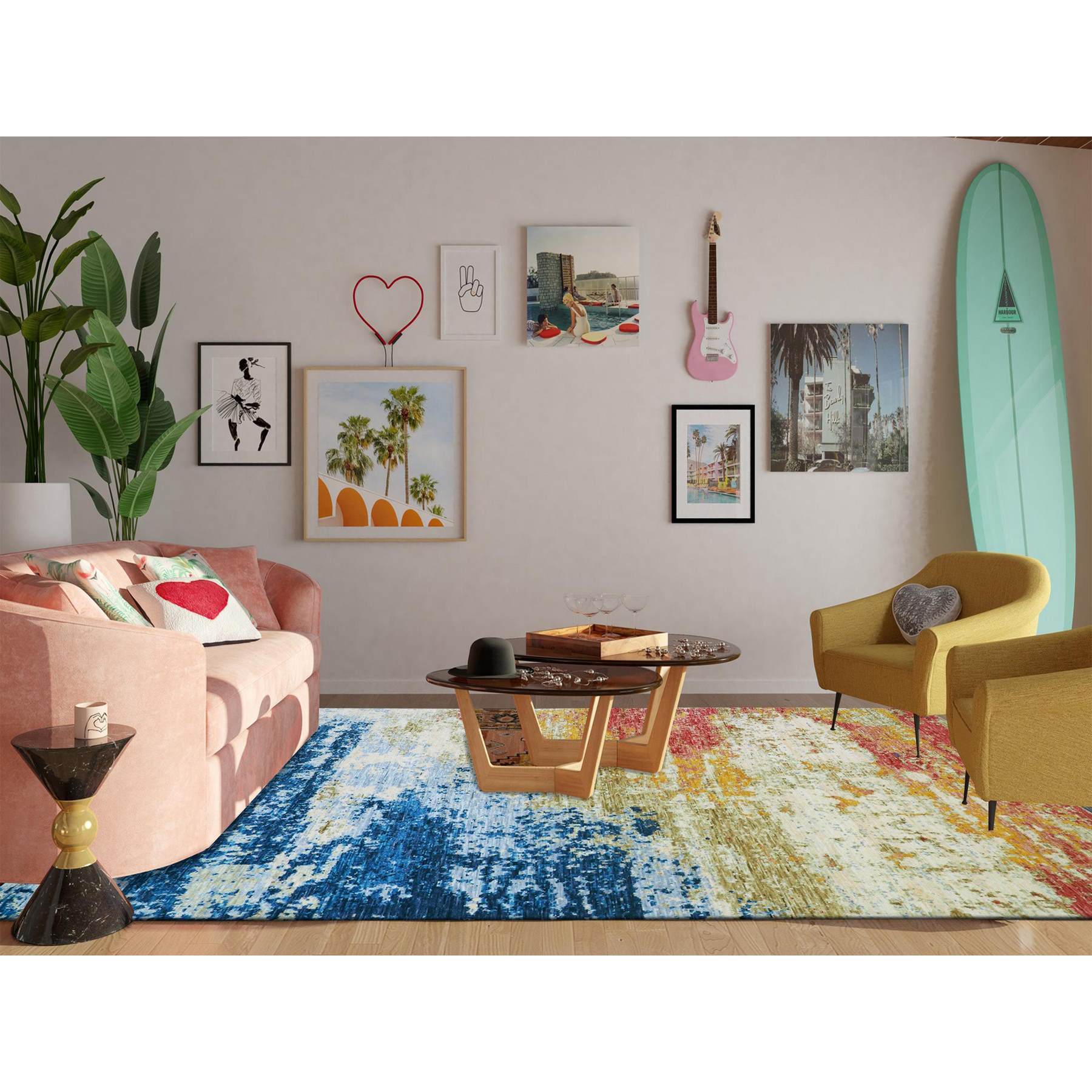 Modern-and-Contemporary-Hand-Knotted-Rug-399795