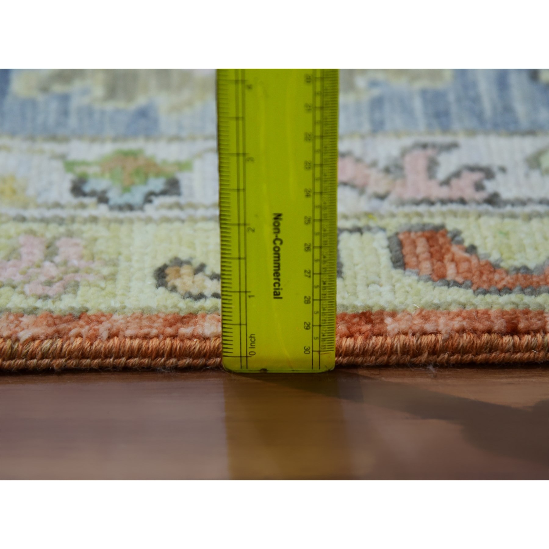 Oushak-And-Peshawar-Hand-Knotted-Rug-399505