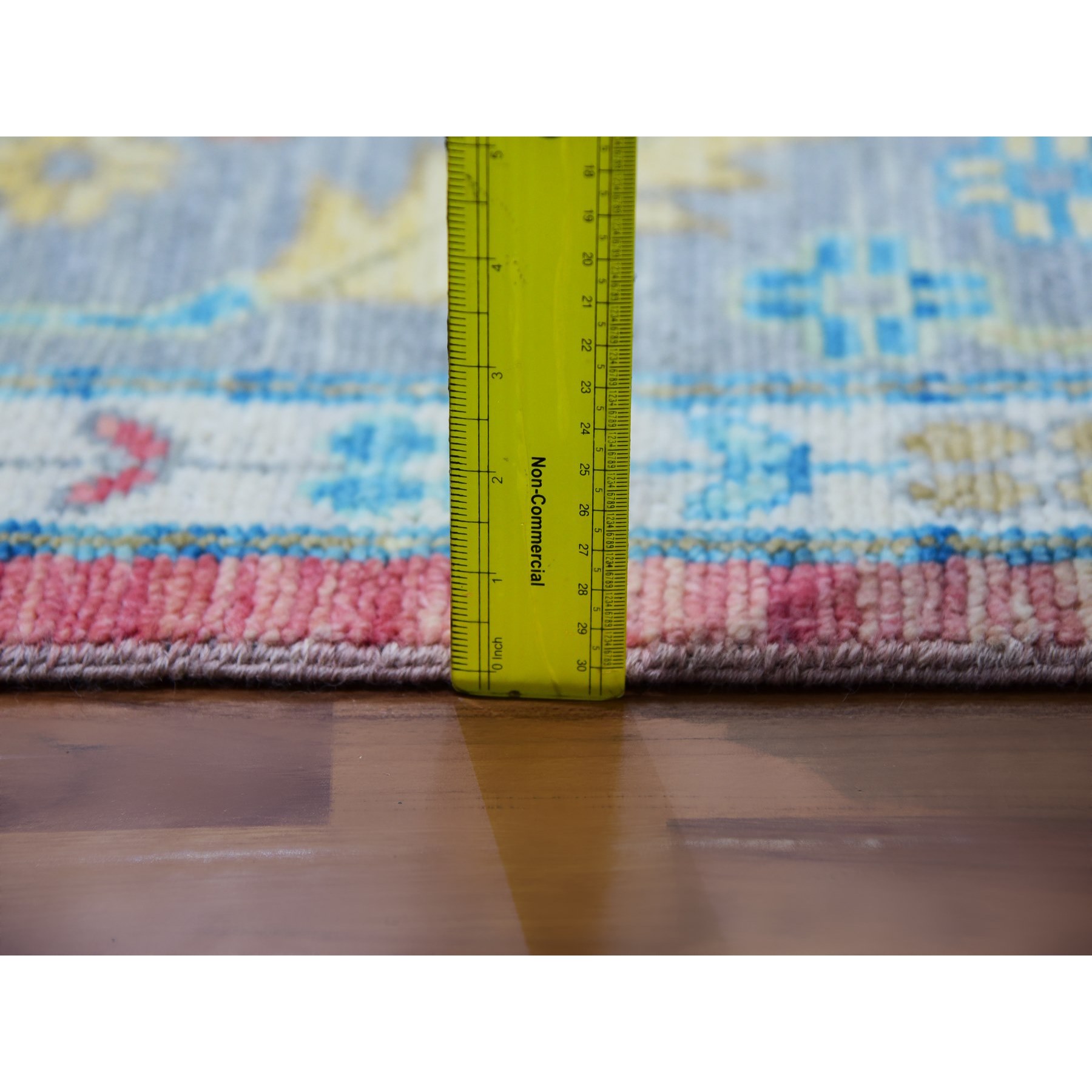 Oushak-And-Peshawar-Hand-Knotted-Rug-399695