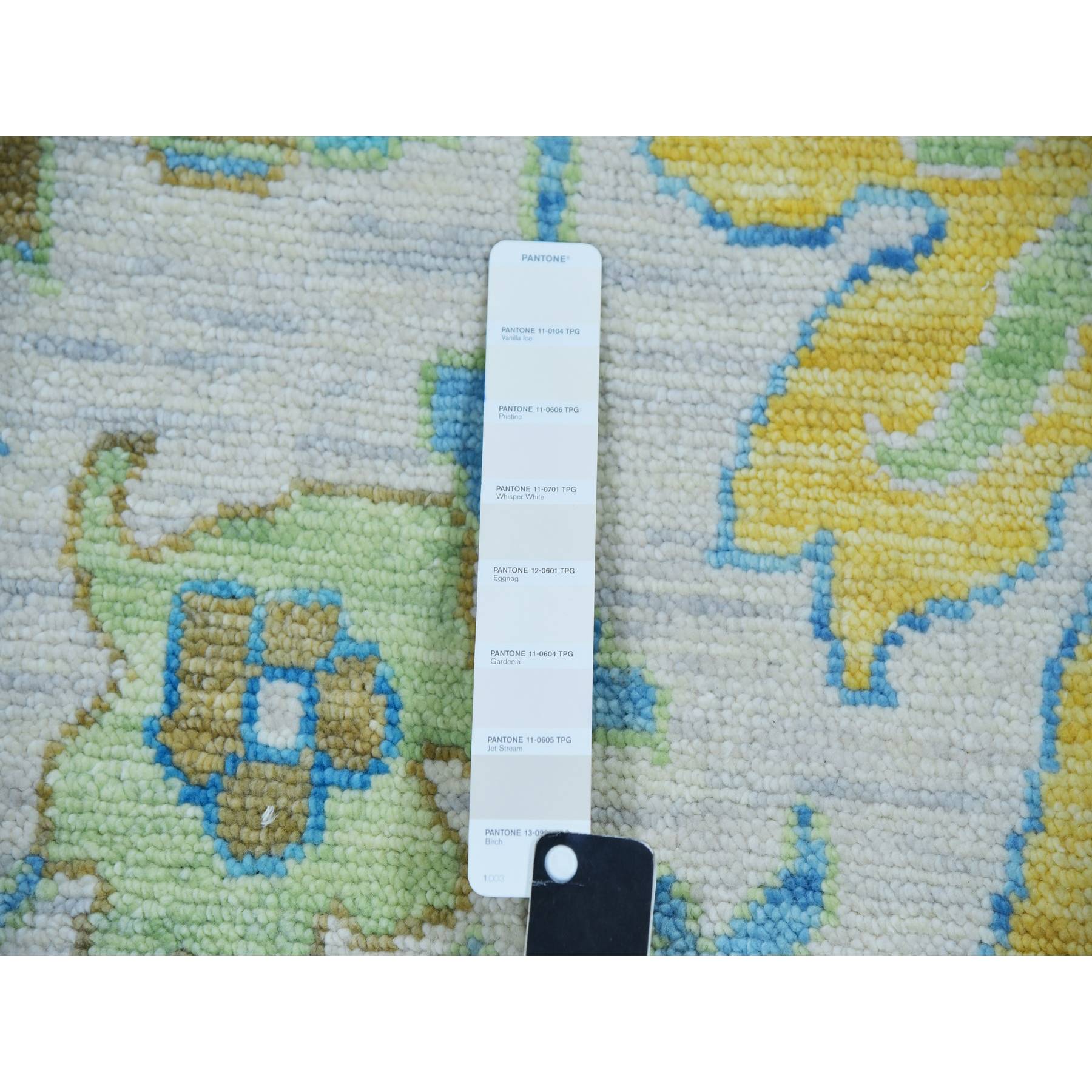 Oushak-And-Peshawar-Hand-Knotted-Rug-399735