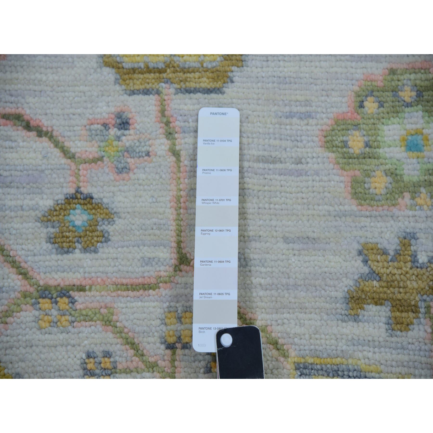 Oushak-And-Peshawar-Hand-Knotted-Rug-399745