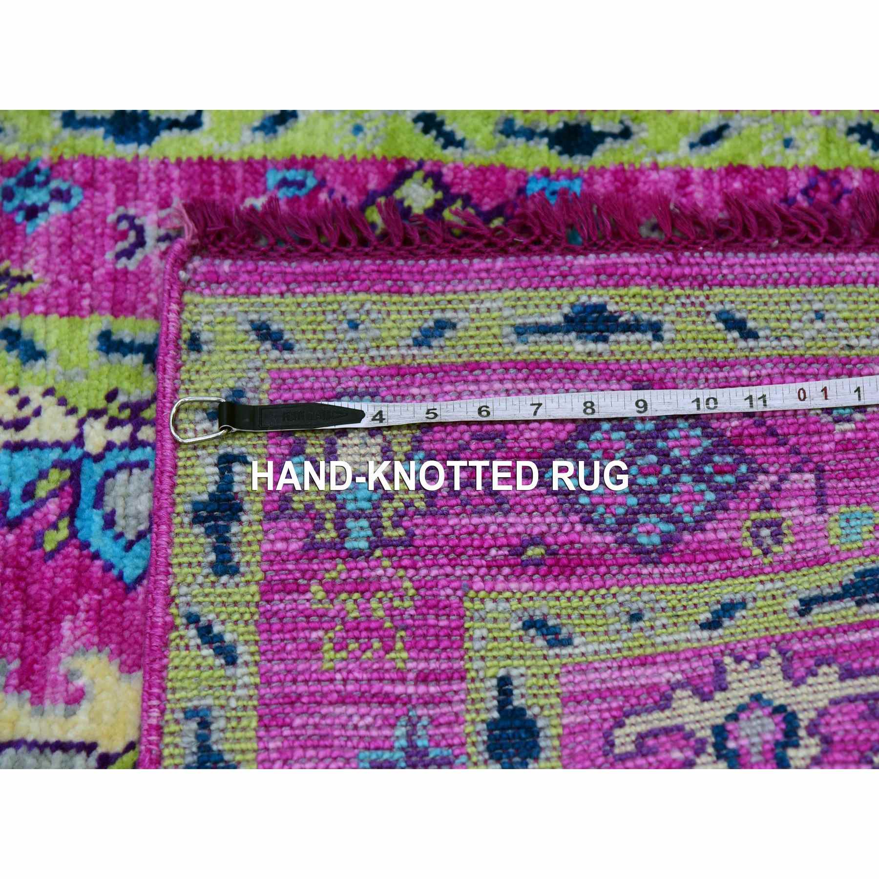 Oushak-And-Peshawar-Hand-Knotted-Rug-399835