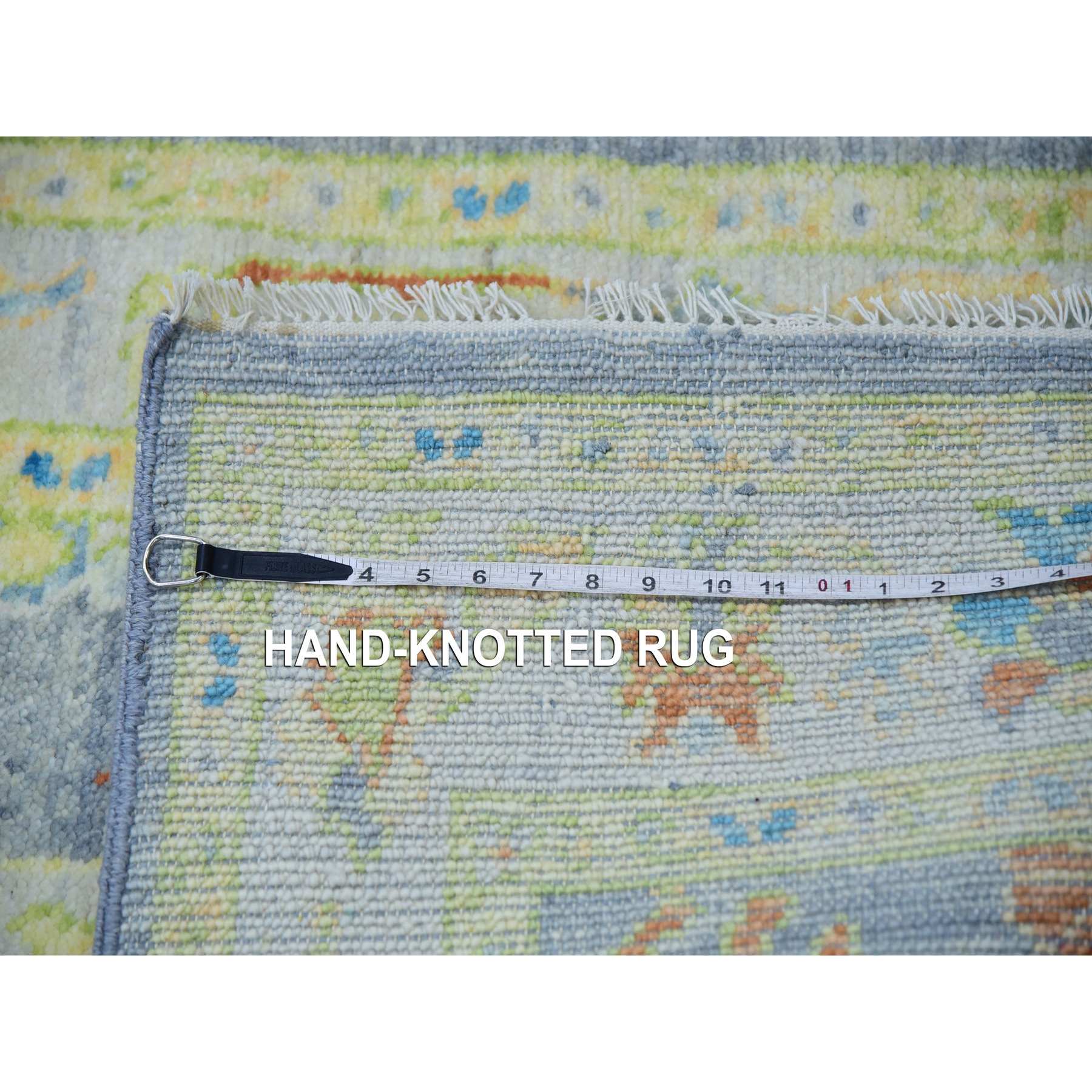 Oushak-And-Peshawar-Hand-Knotted-Rug-399850