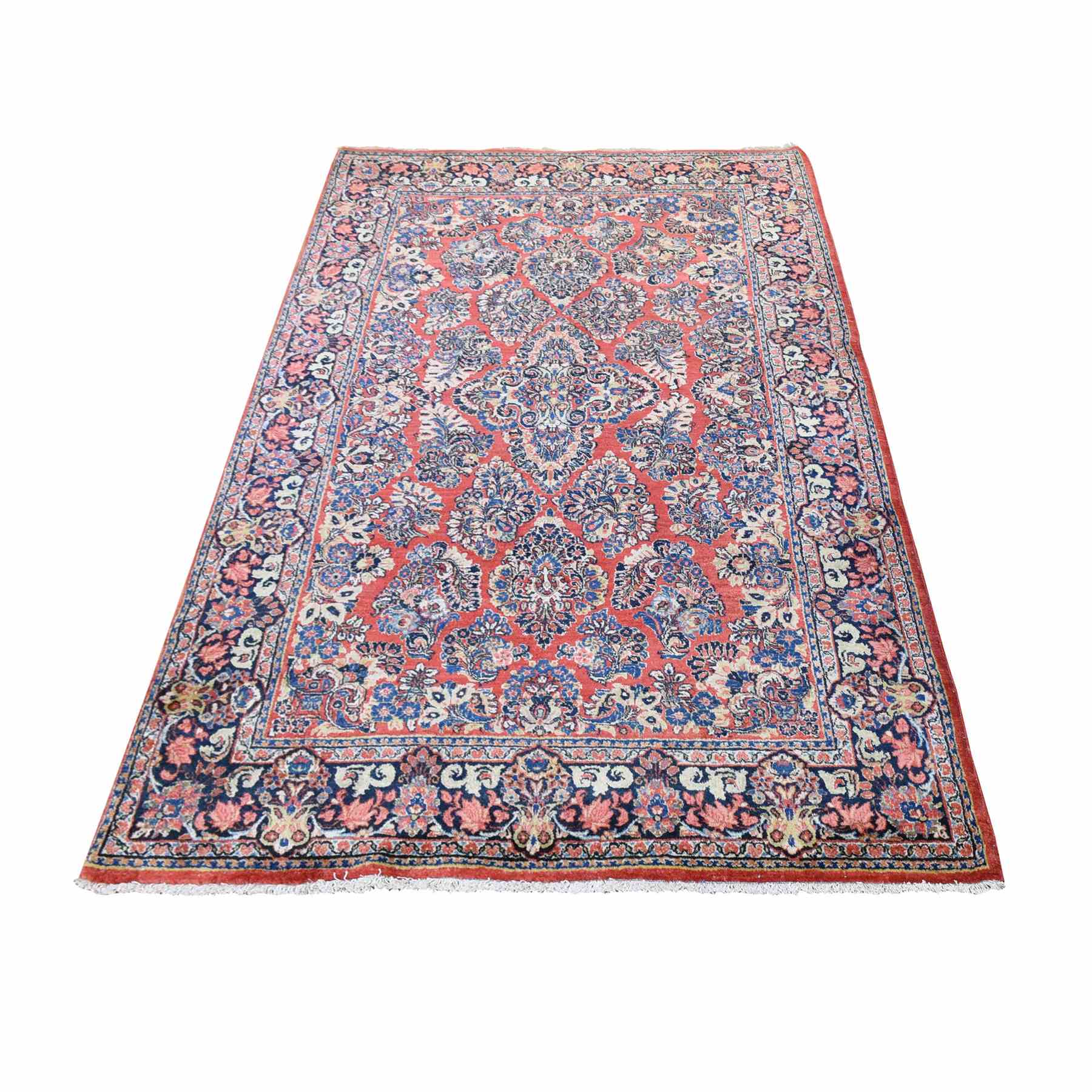 Antique-Hand-Knotted-Rug-400005