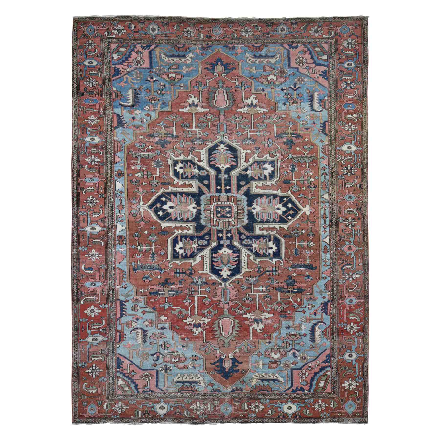Antique-Hand-Knotted-Rug-400260