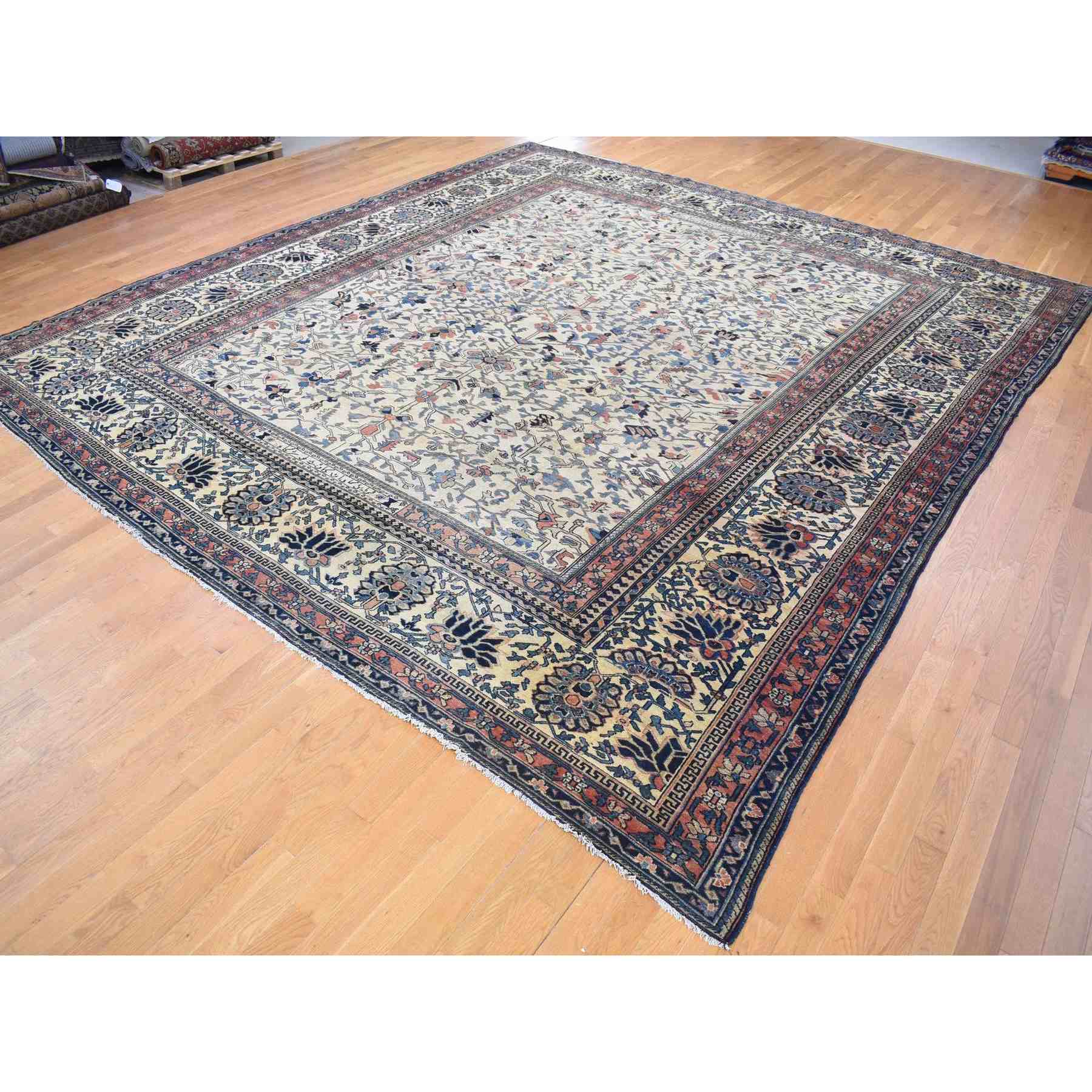 Antique-Hand-Knotted-Rug-400275