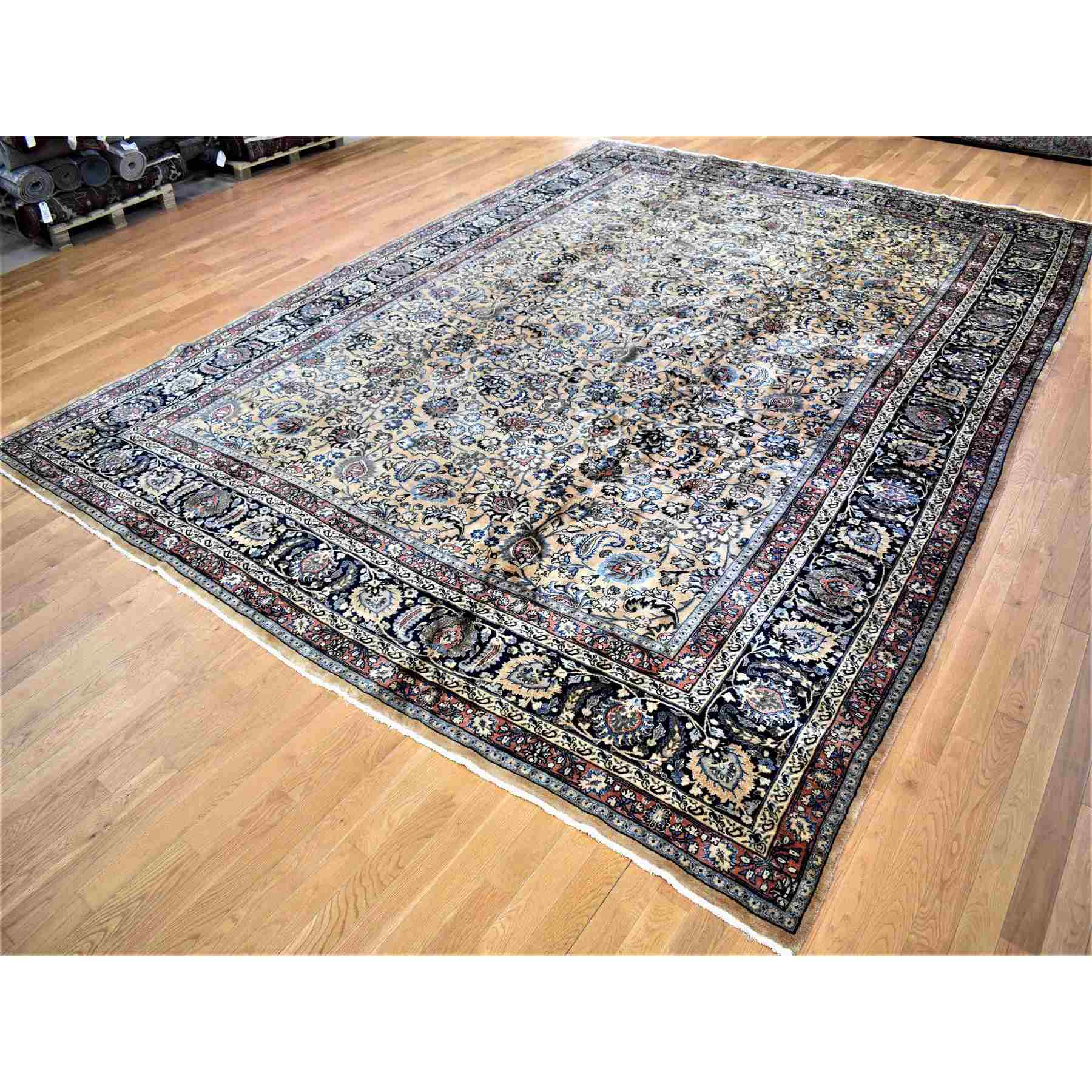 Antique-Hand-Knotted-Rug-400565