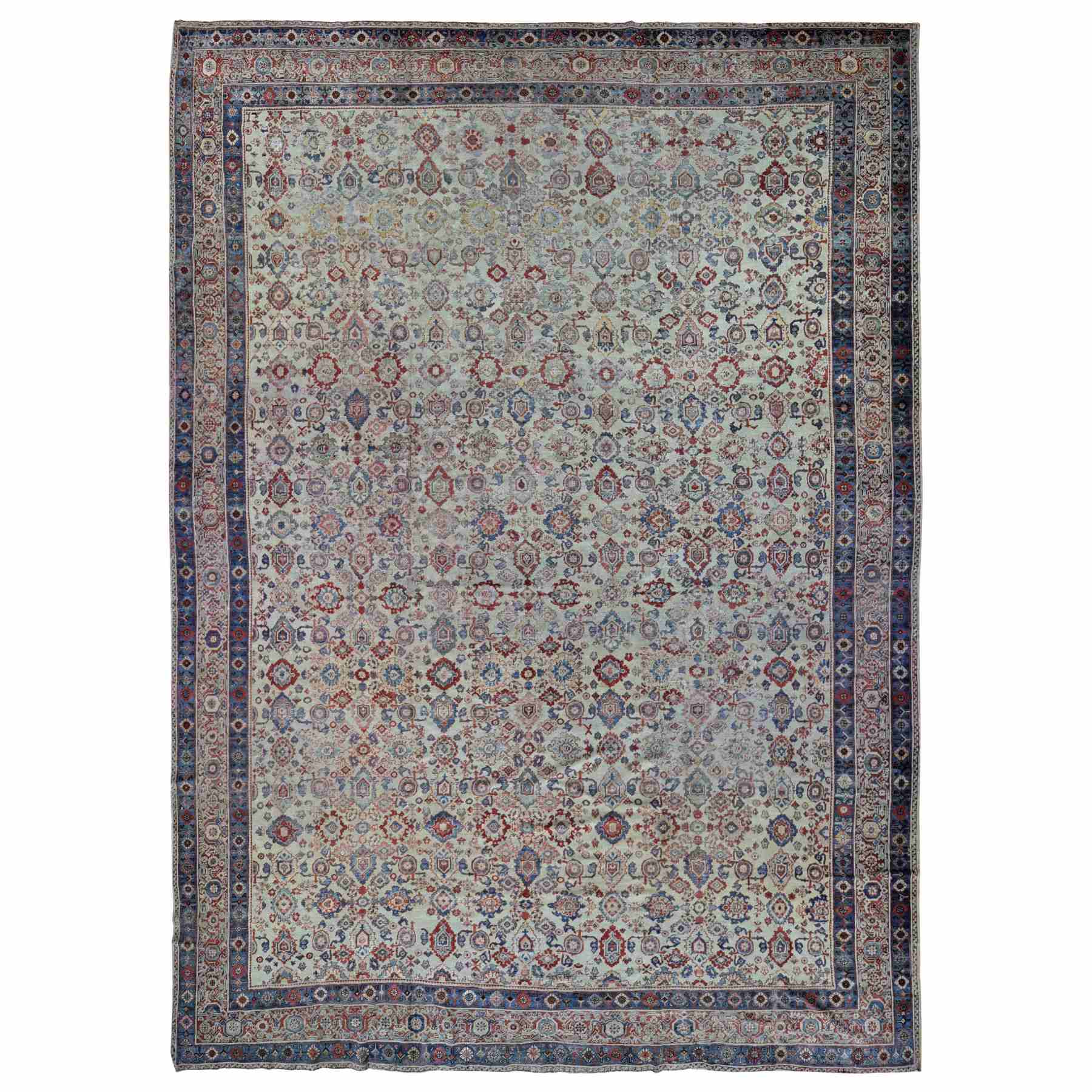 Antique-Hand-Knotted-Rug-400580