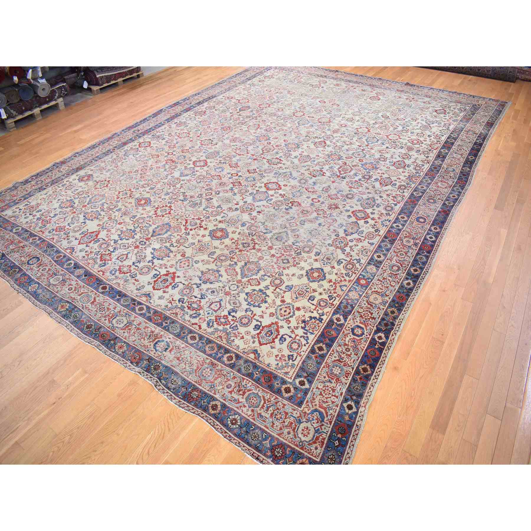 Antique-Hand-Knotted-Rug-400580