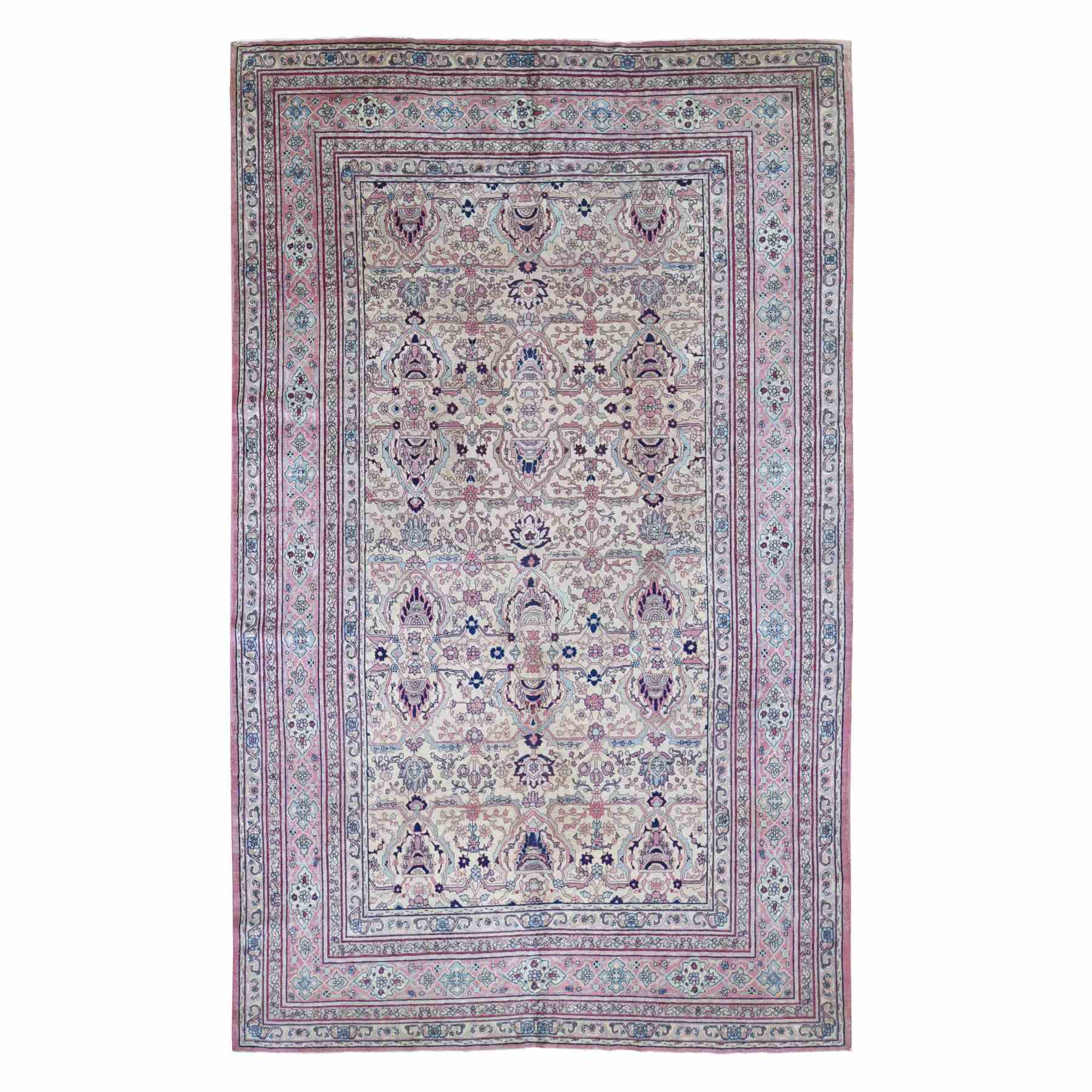 Antique-Hand-Knotted-Rug-400610