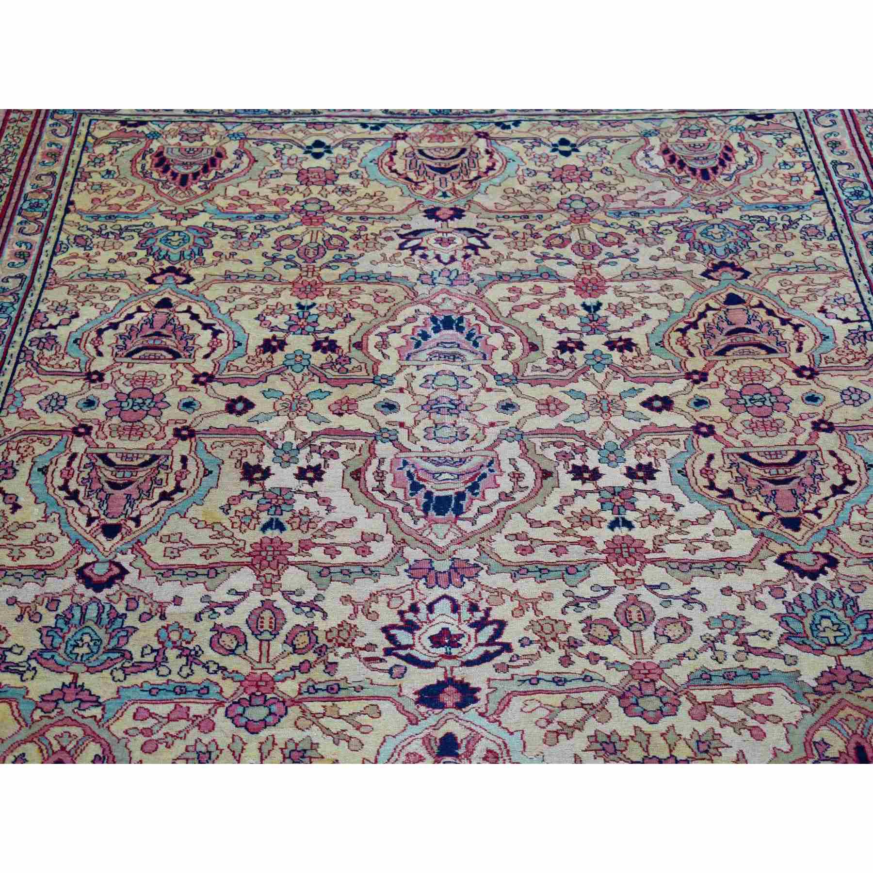 Antique-Hand-Knotted-Rug-400610