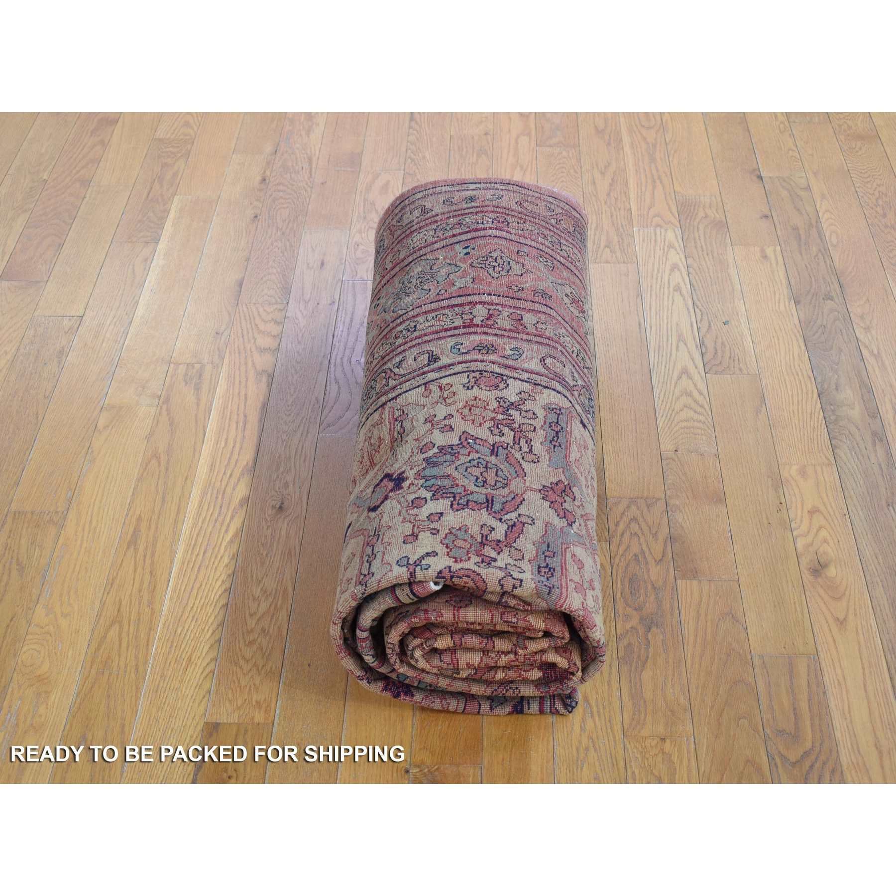Antique-Hand-Knotted-Rug-400610
