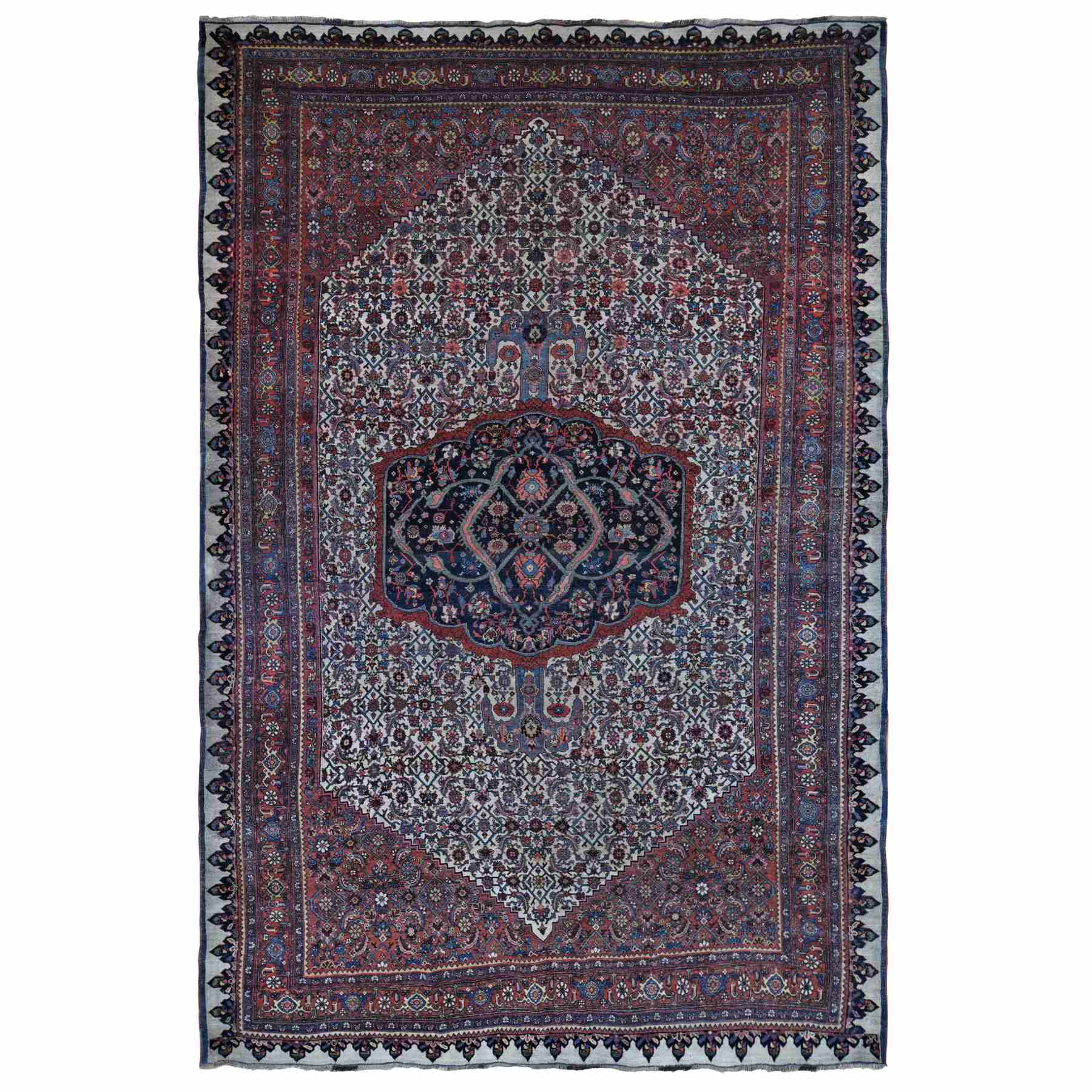 Antique-Hand-Knotted-Rug-400650