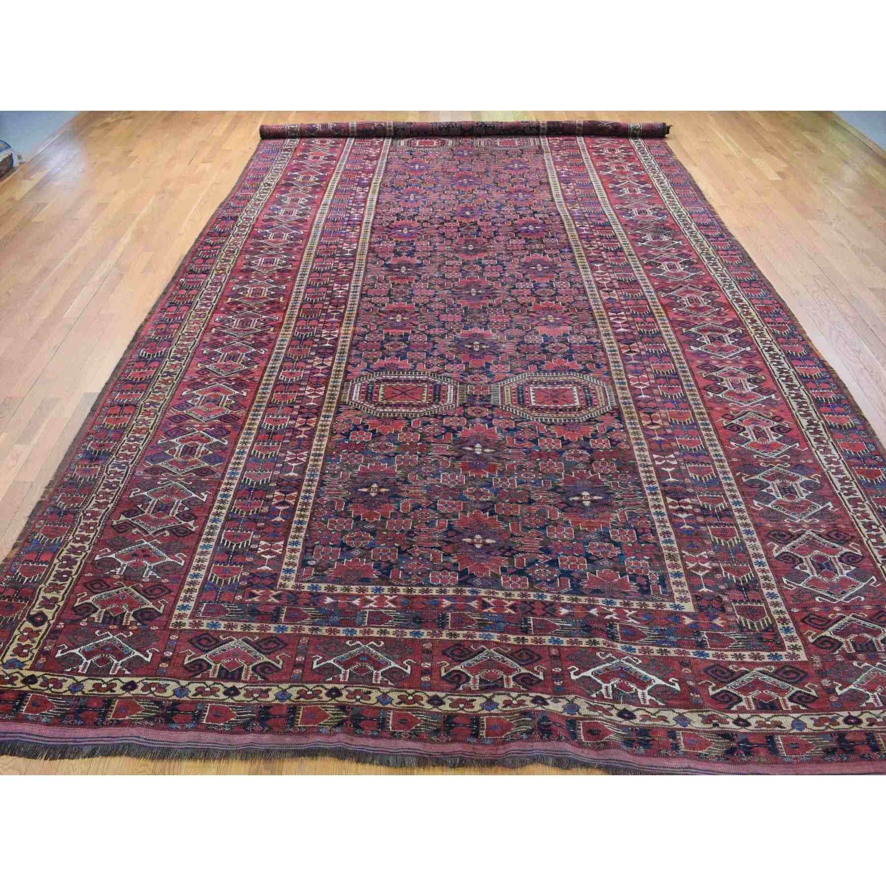 Antique-Hand-Knotted-Rug-401550