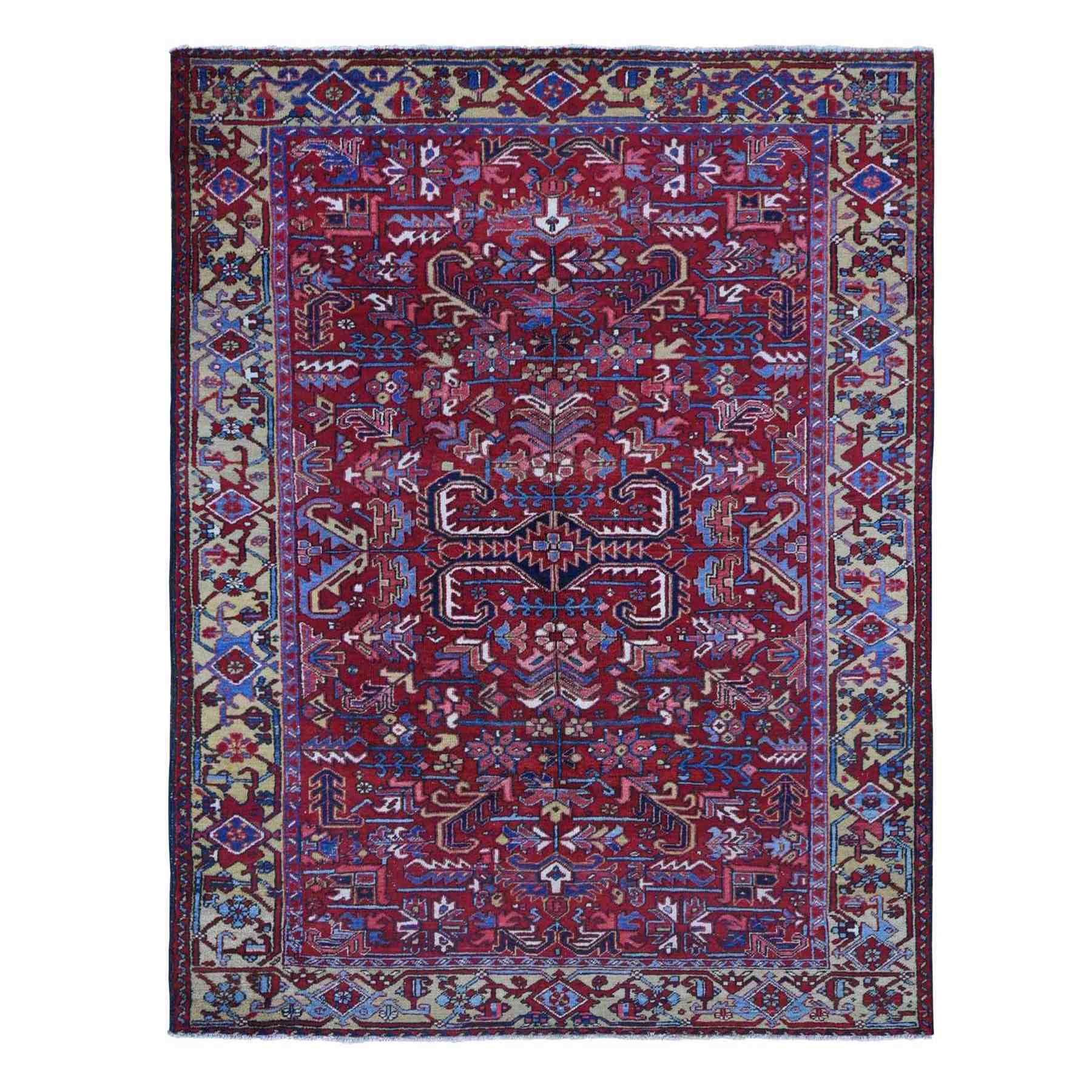 Heriz-Hand-Knotted-Rug-400345