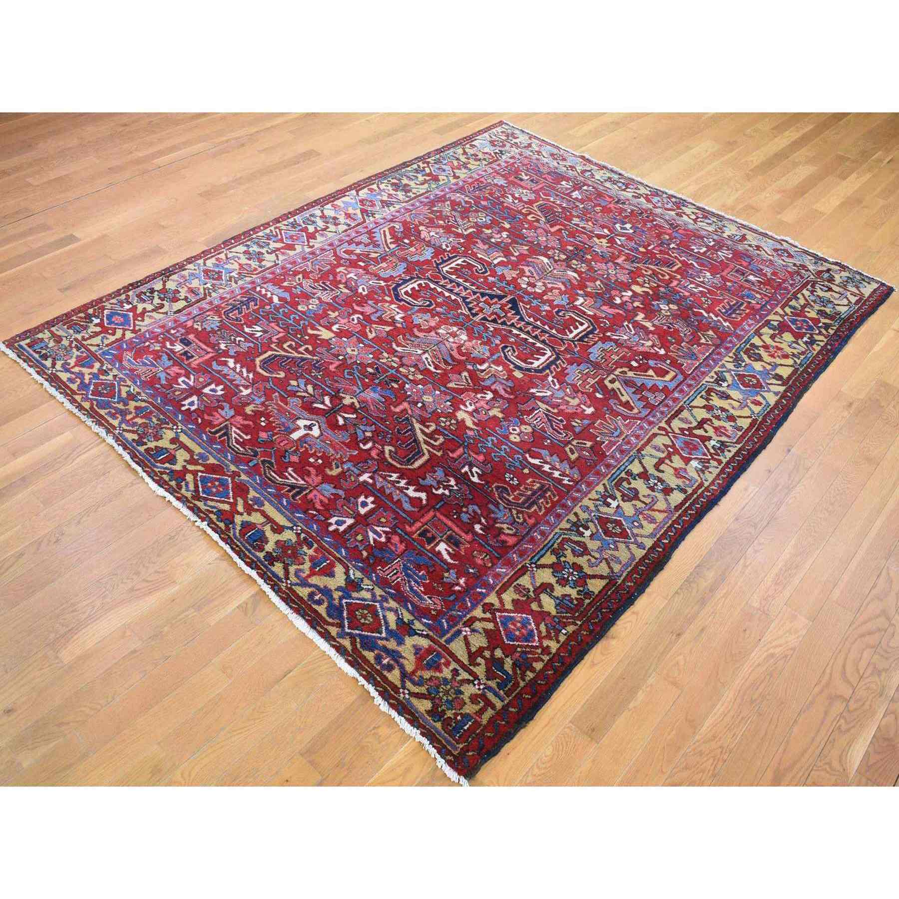 Heriz-Hand-Knotted-Rug-400345