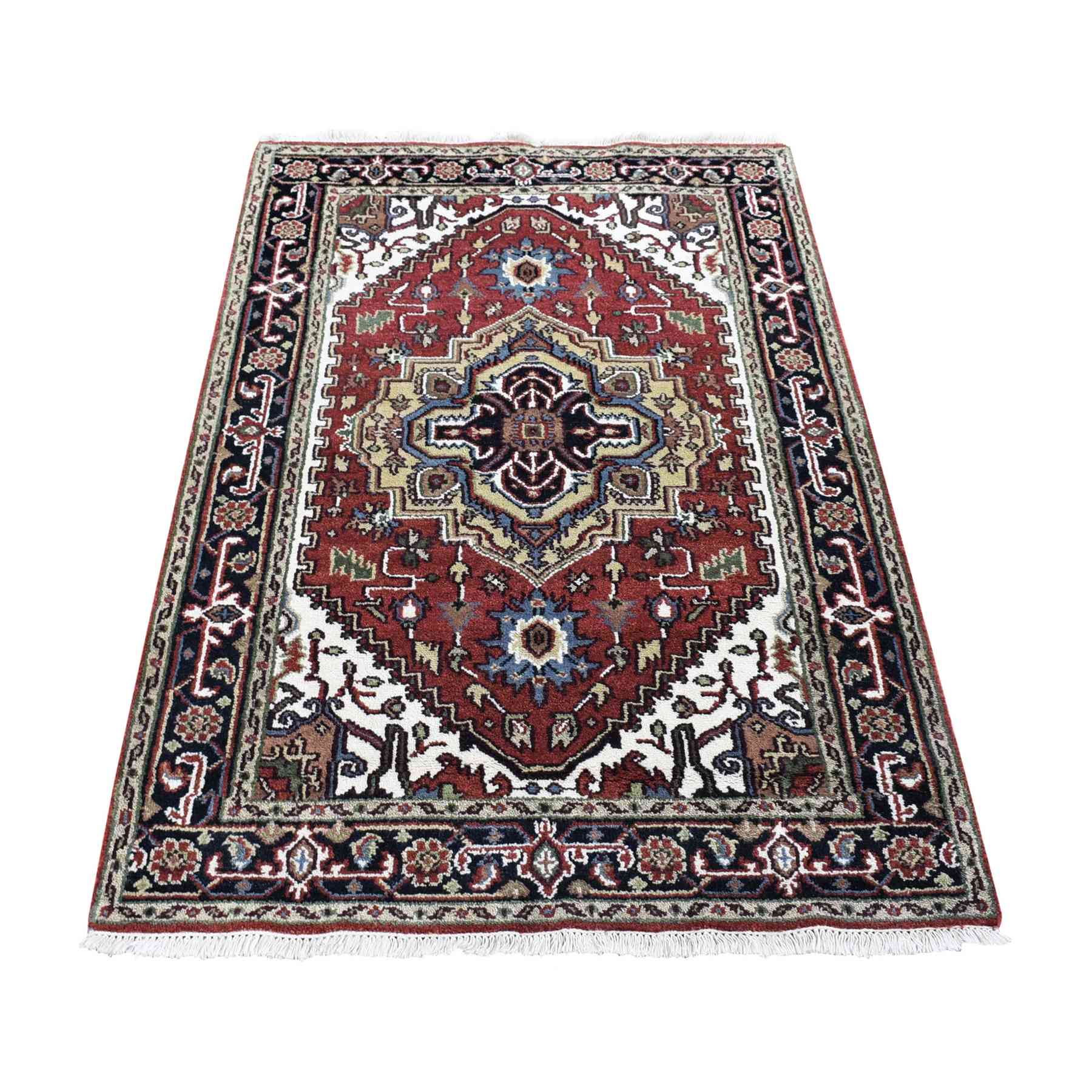 Heriz-Hand-Knotted-Rug-400930