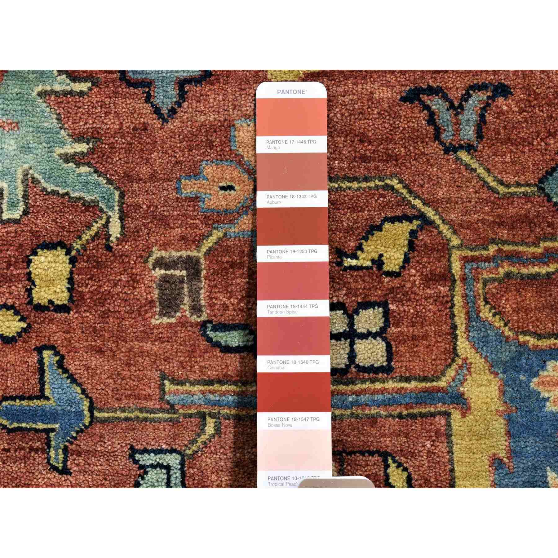 Heriz-Hand-Knotted-Rug-401115