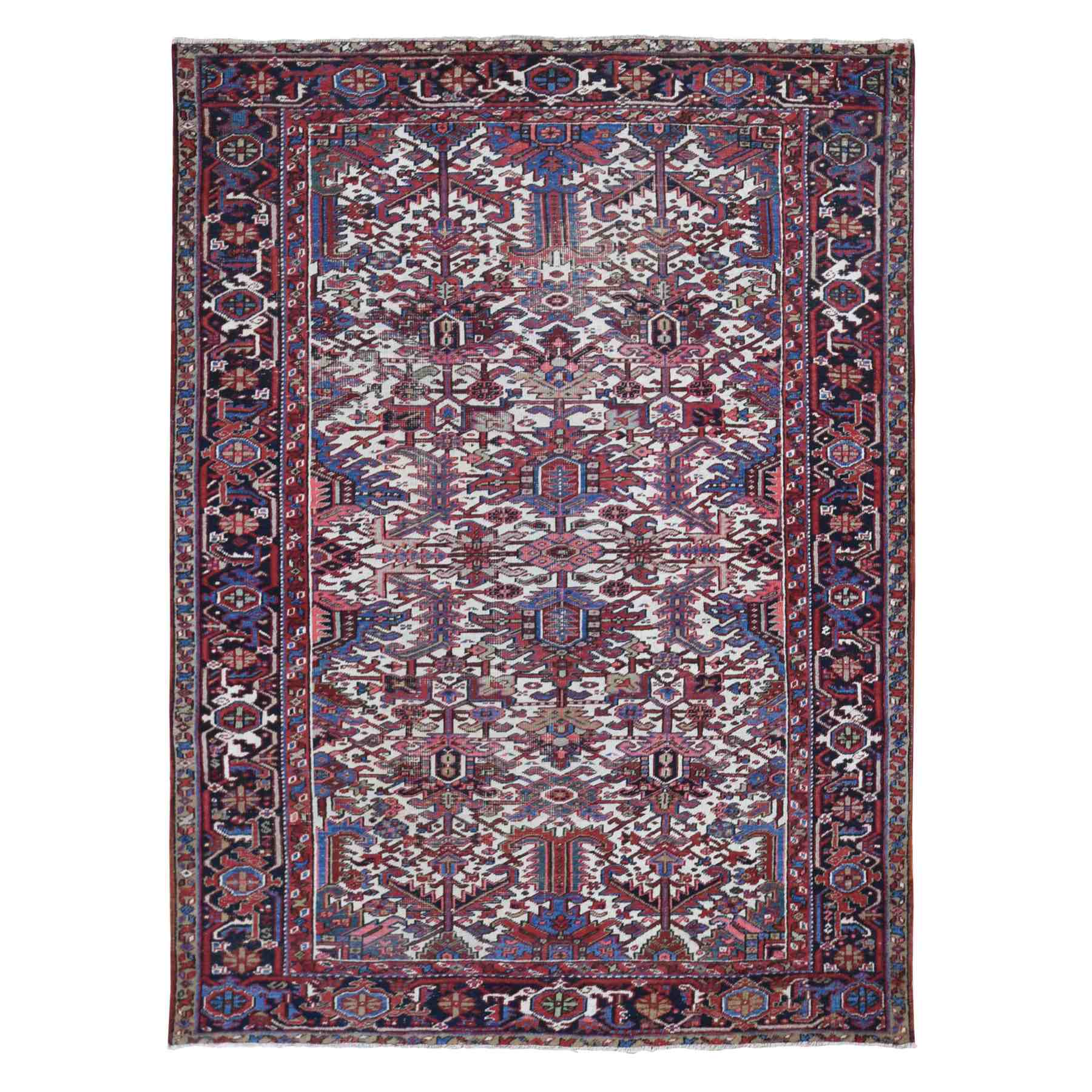 Heriz-Hand-Knotted-Rug-401325